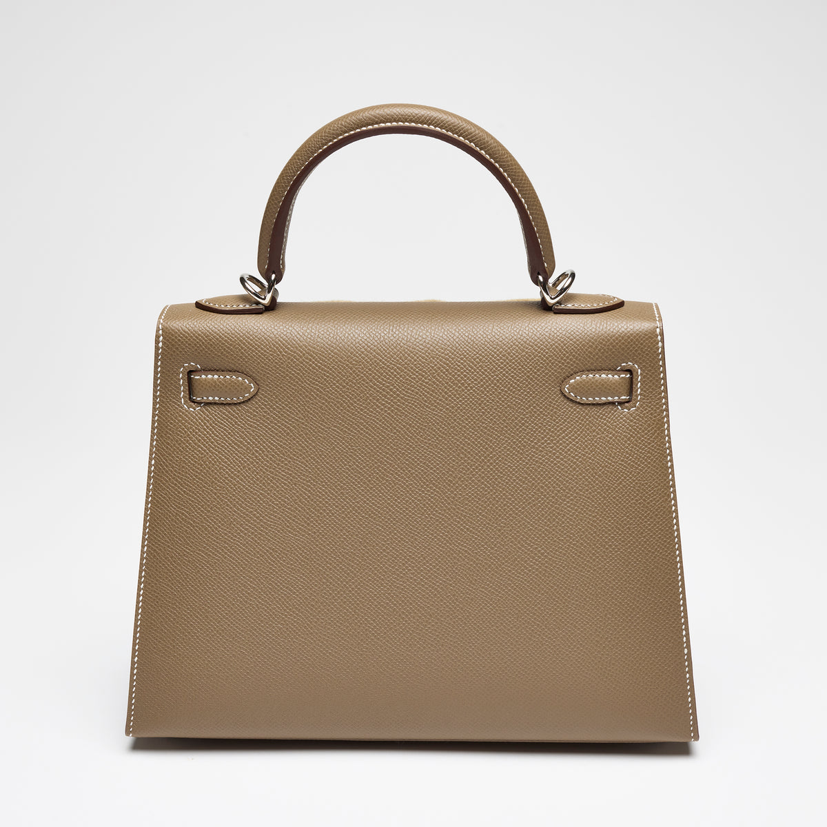 Hermès Étoupe Epsom Sellier Kelly 25, palladium hardware, 2025 – photo 2 of 17