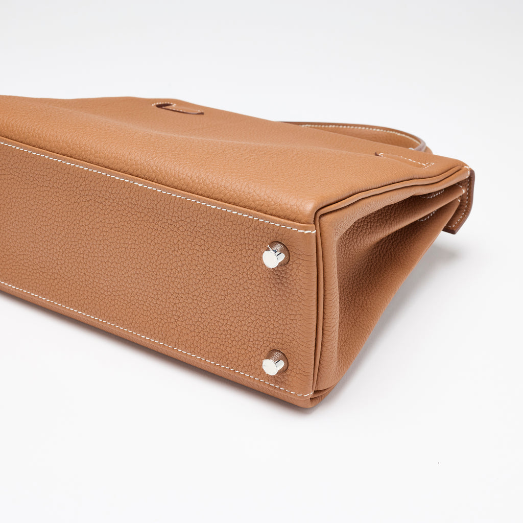 Hermès Gold Togo Kelly 25, palladium hardware, 2024 – photo 6 of 15