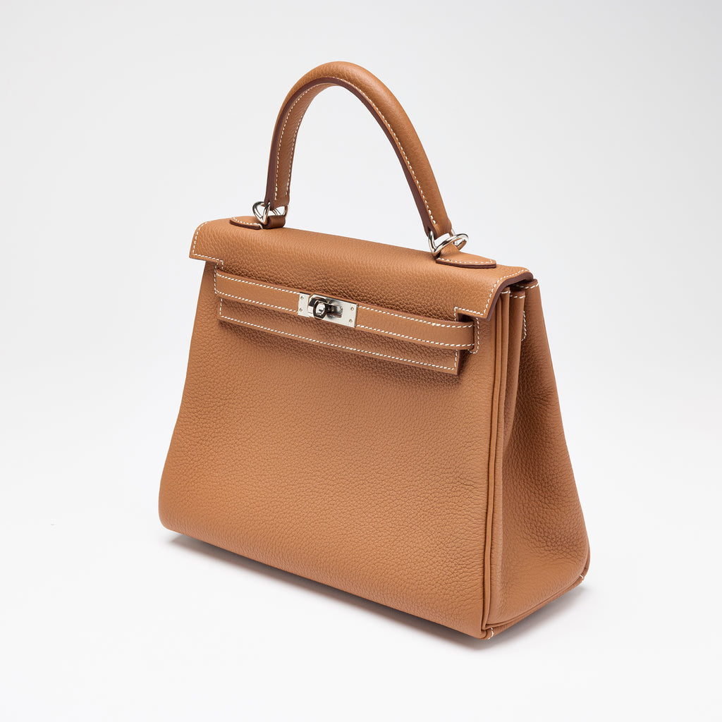 Hermès Gold Togo Kelly 25, palladium hardware, 2024 – photo 7 of 15