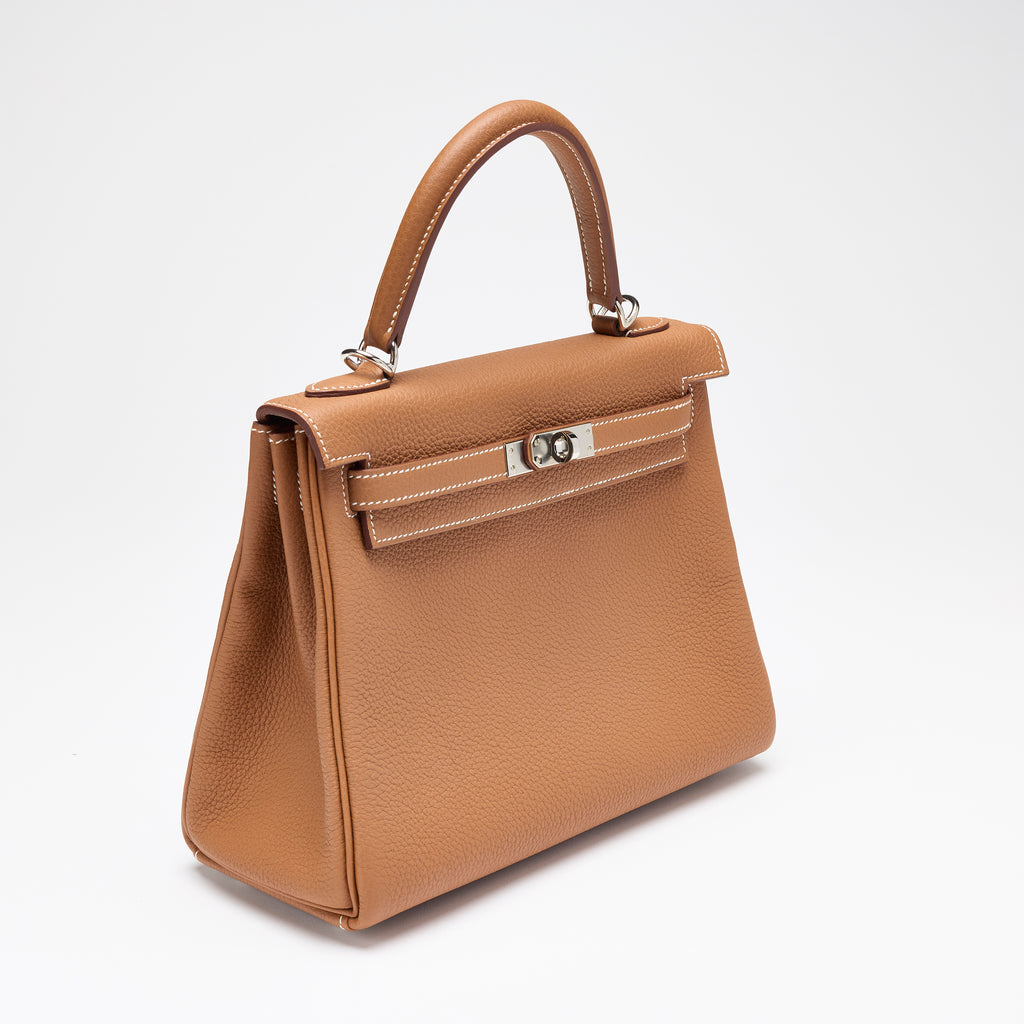 Hermès Gold Togo Kelly 25, palladium hardware, 2024 – photo 8 of 15