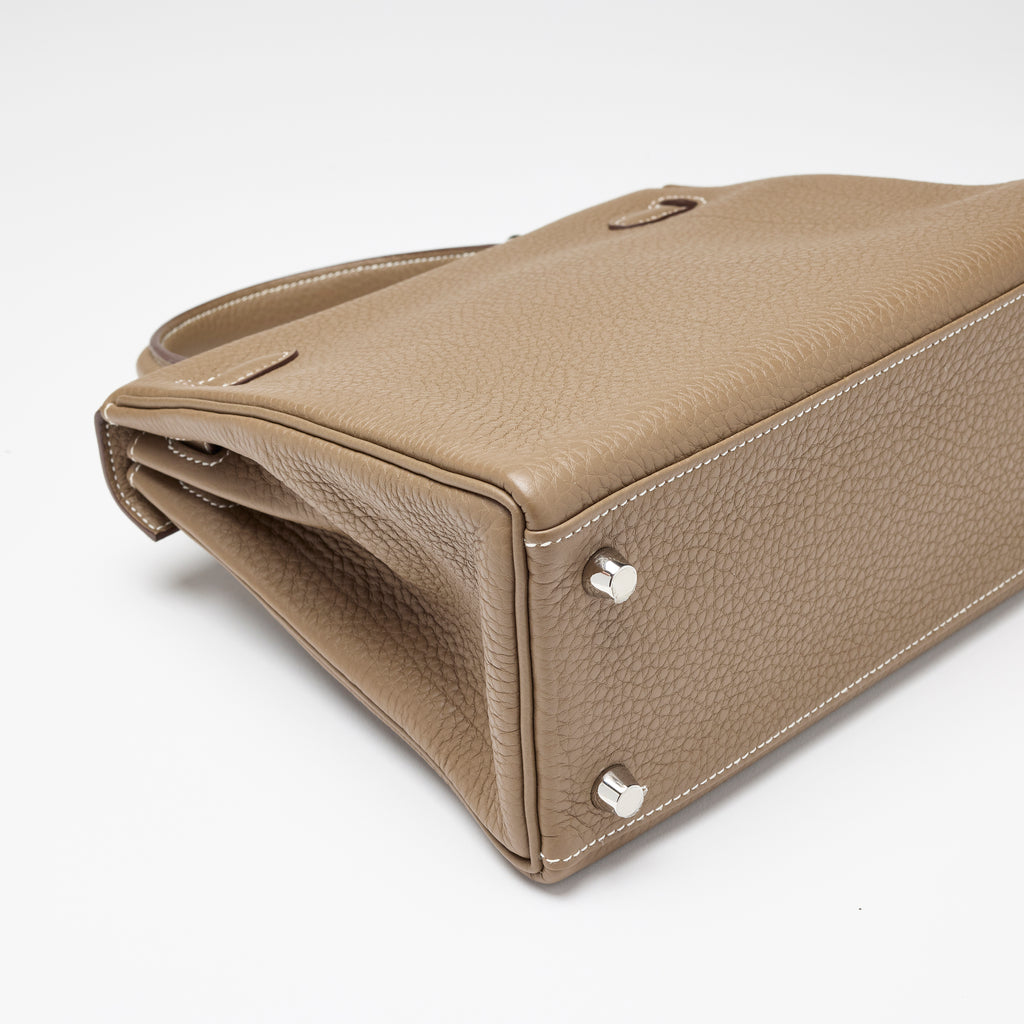 Hermès Étoupe Togo Kelly 25, palladium hardware, 2023 – photo 5 of 17