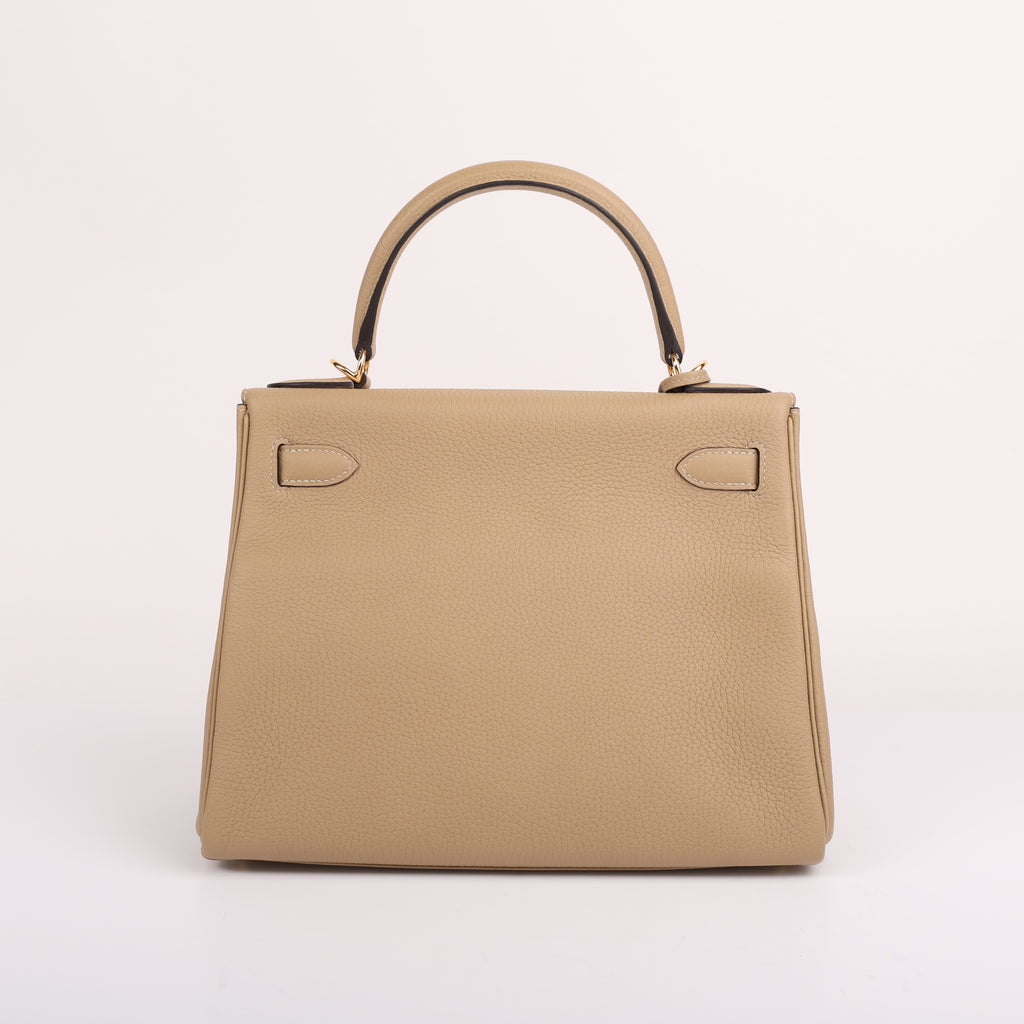 Hermès Trench Clemence Retourne Kelly 28 (GHW | 2021)