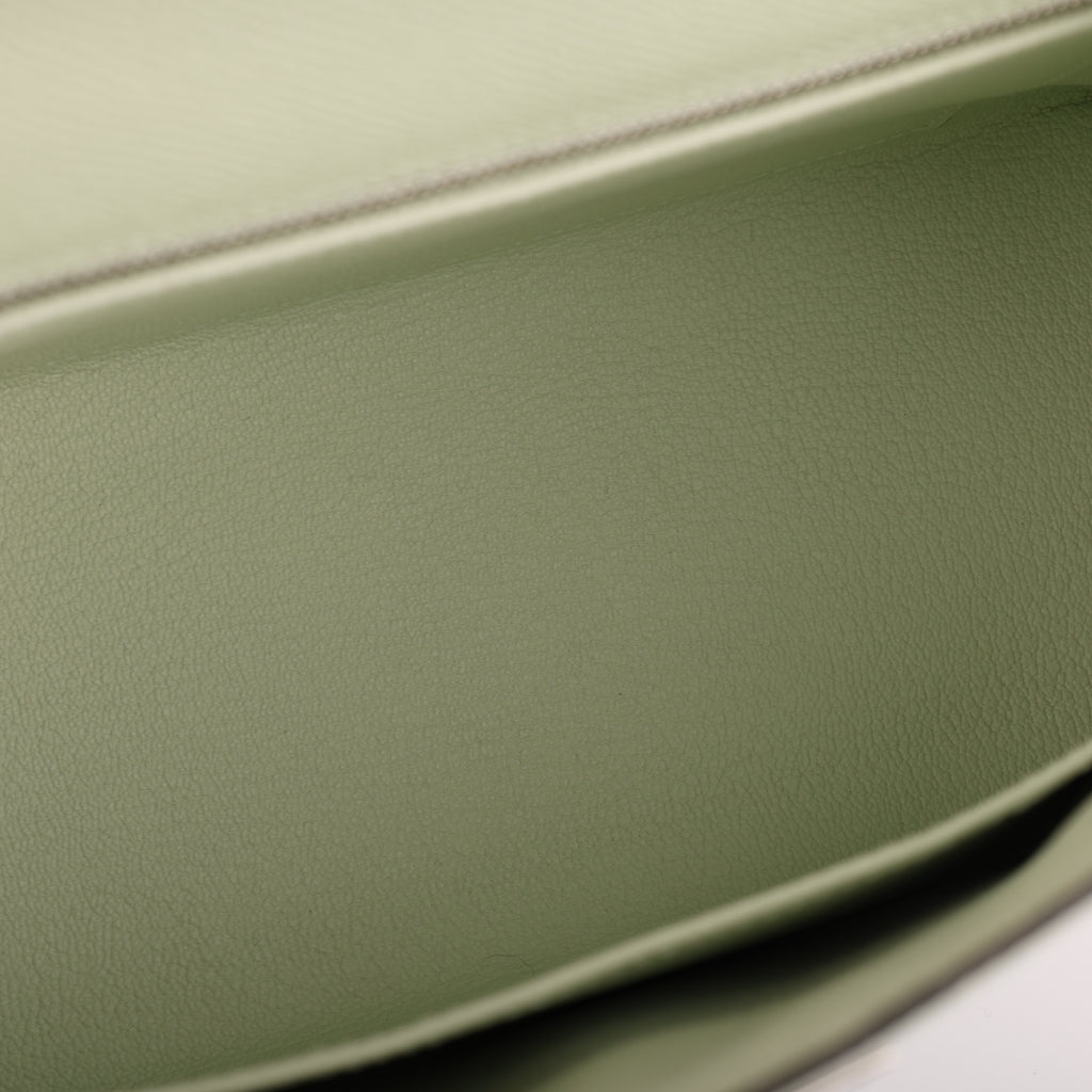 Hermès Vert Fizz Epsom Sellier Kelly 25 (PHW | 2022)