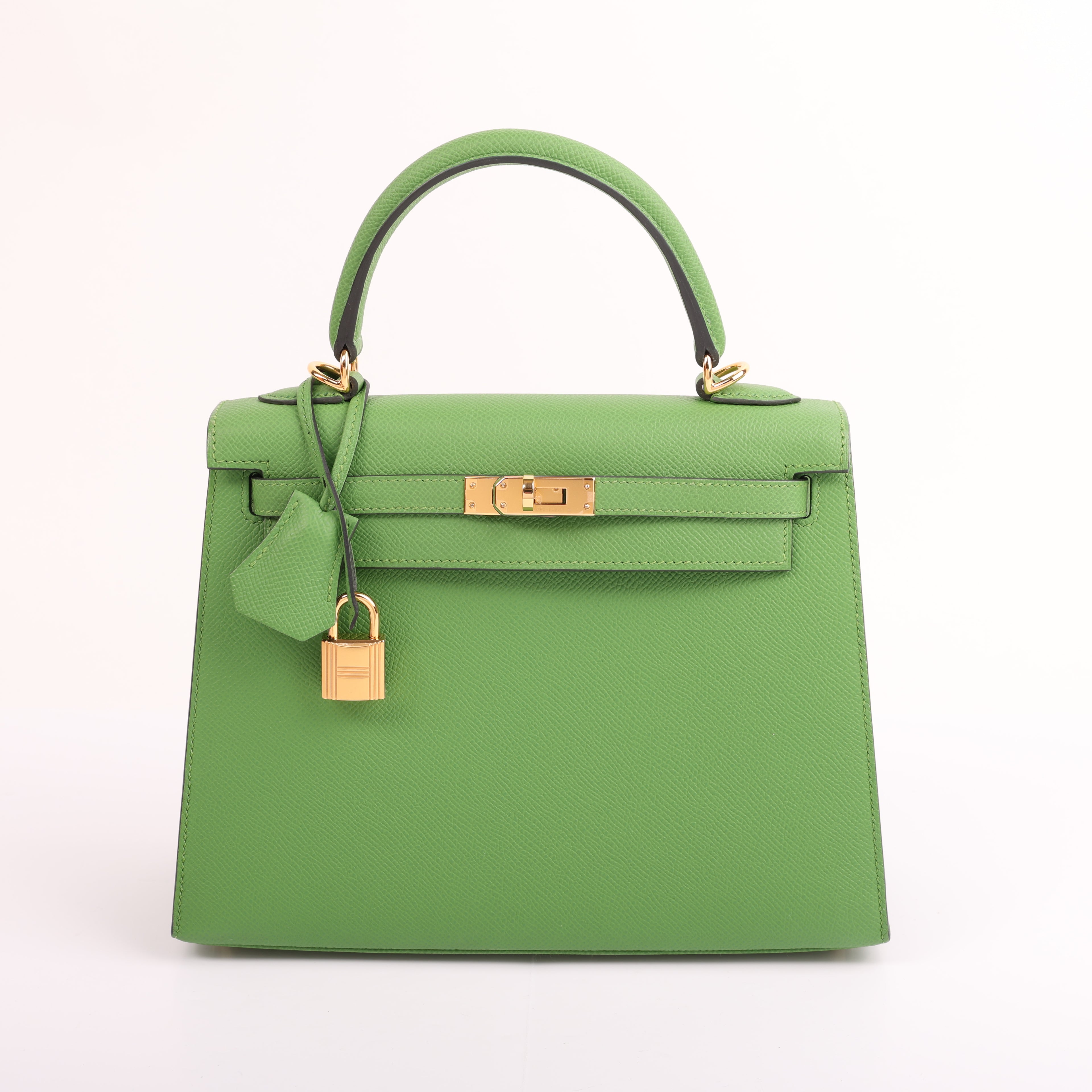 Hermès Vert Yucca Epsom Sellier Kelly 25 (GHW | 2023)