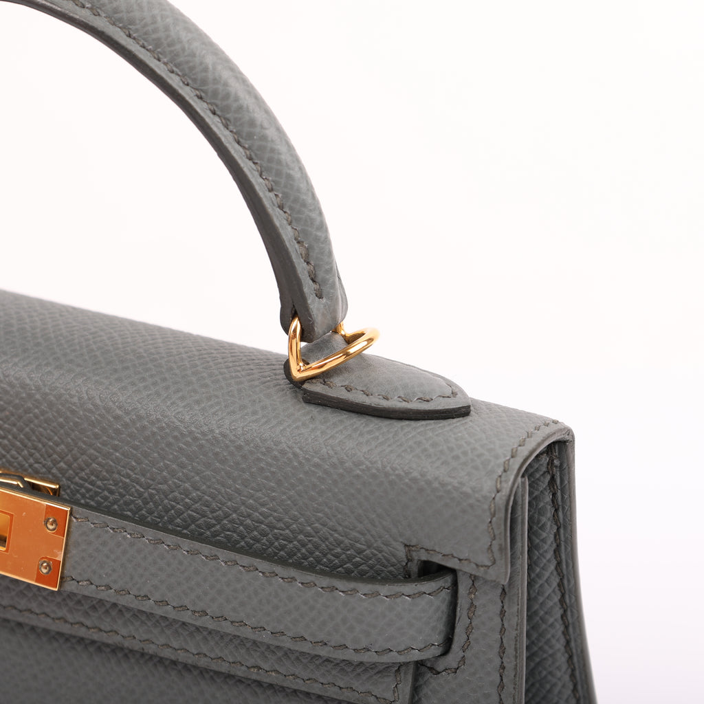 Hermès Vert Amande Epsom Mini Kelly II 20 (2020 | GHW)