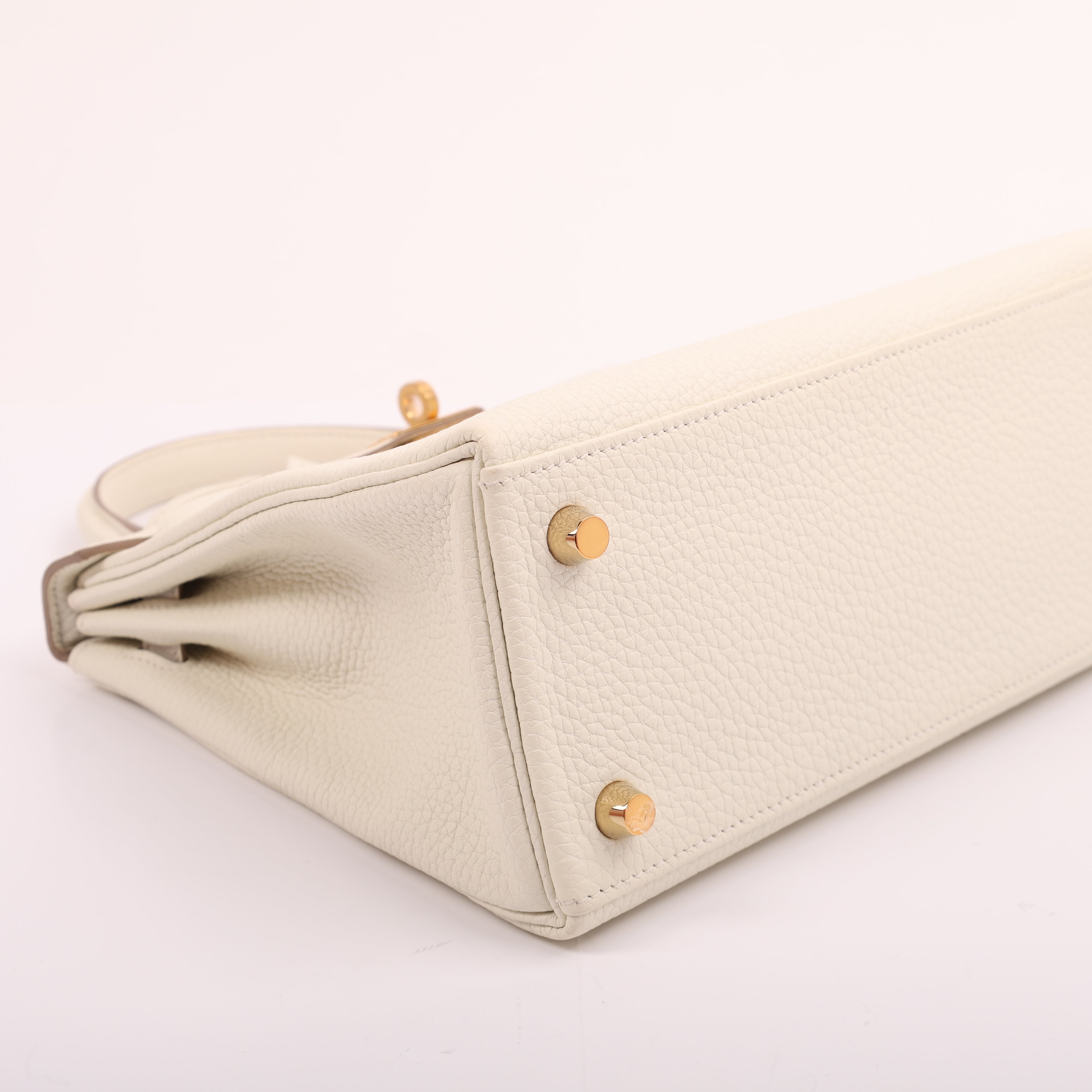 Hermès Mushroom Togo Retourne Kelly 25 (GHW | 2024)