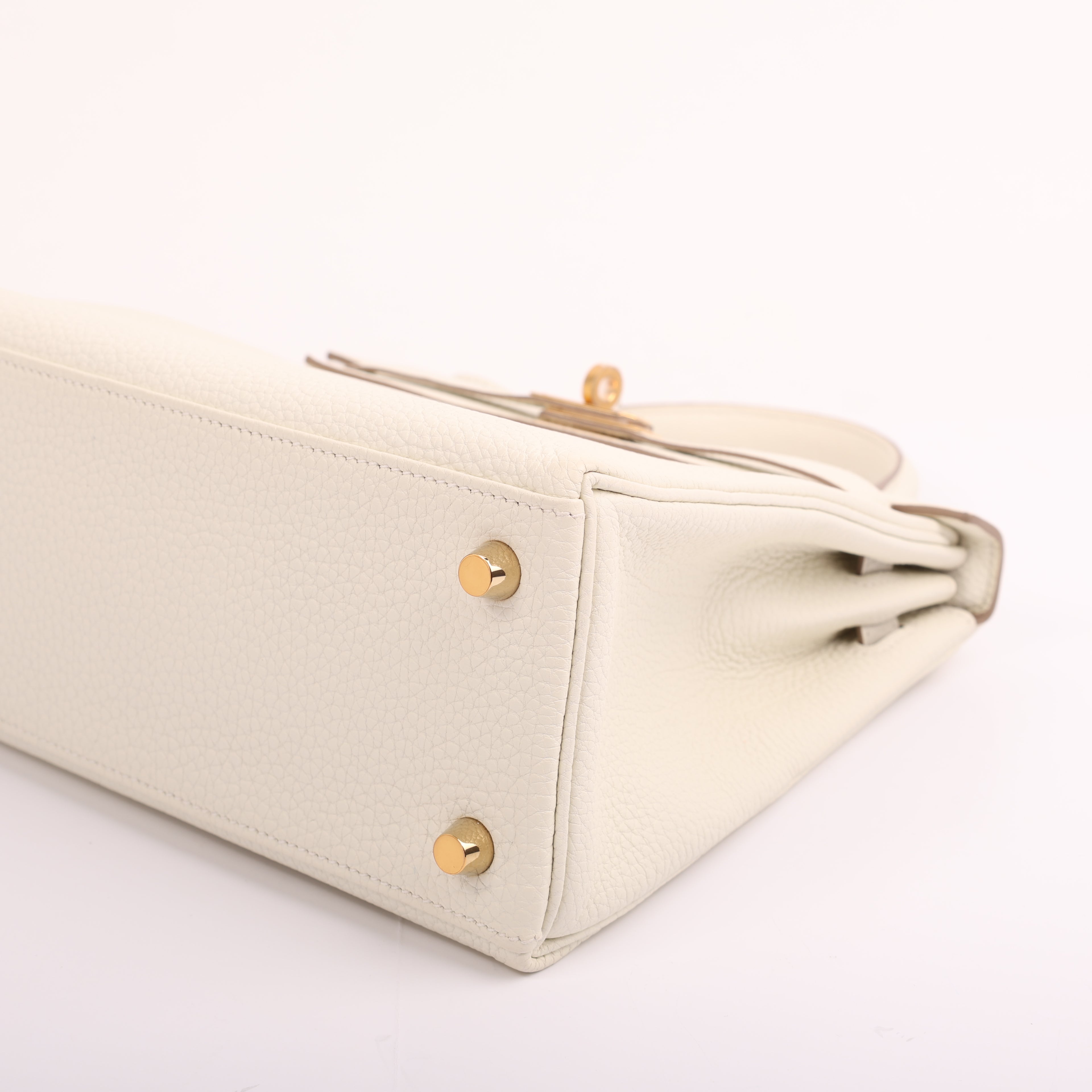 Hermès Mushroom Togo Retourne Kelly 25 (GHW | 2024)