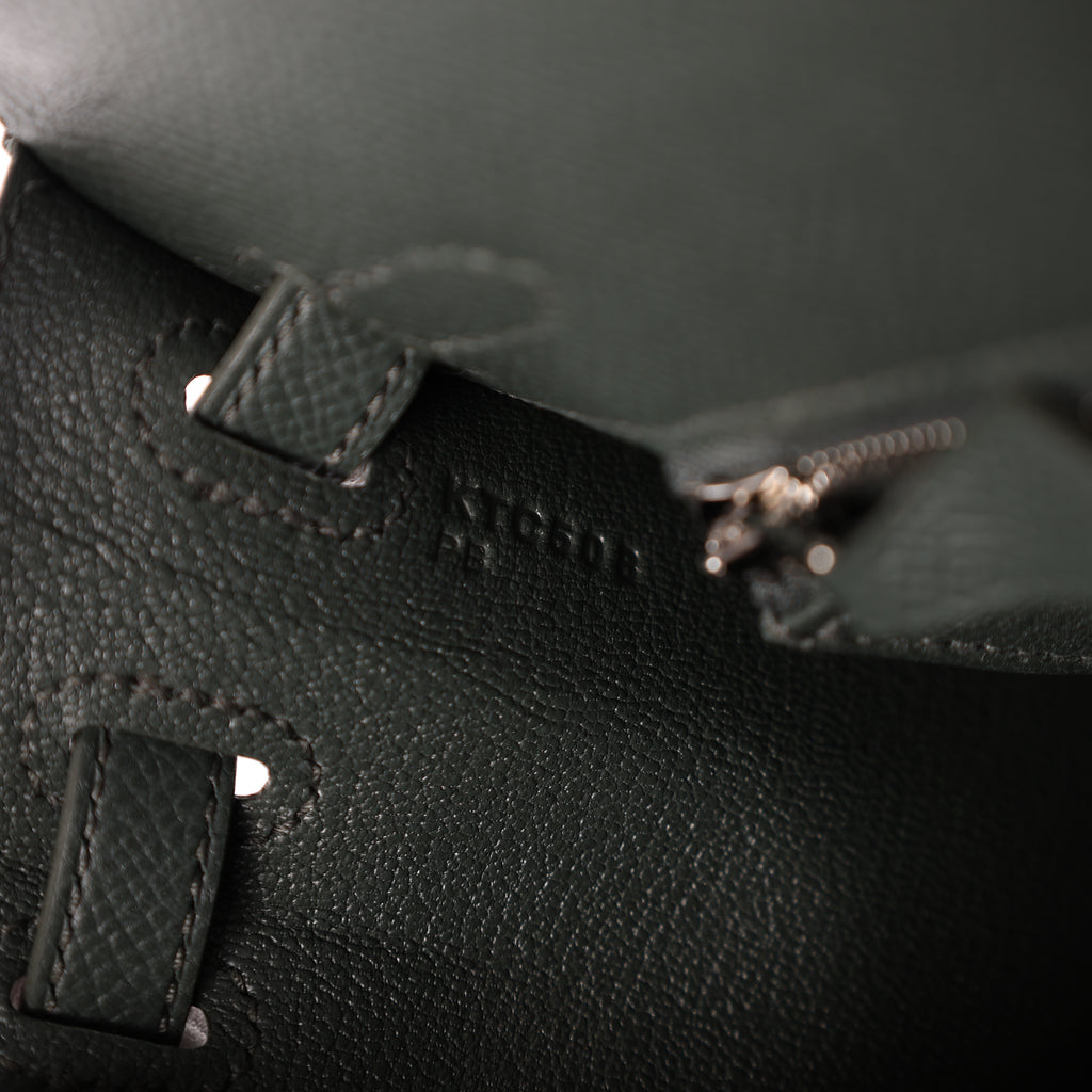 Hermès Vert Mangrove Epsom Sellier Kelly 25 (PHW | 2025)