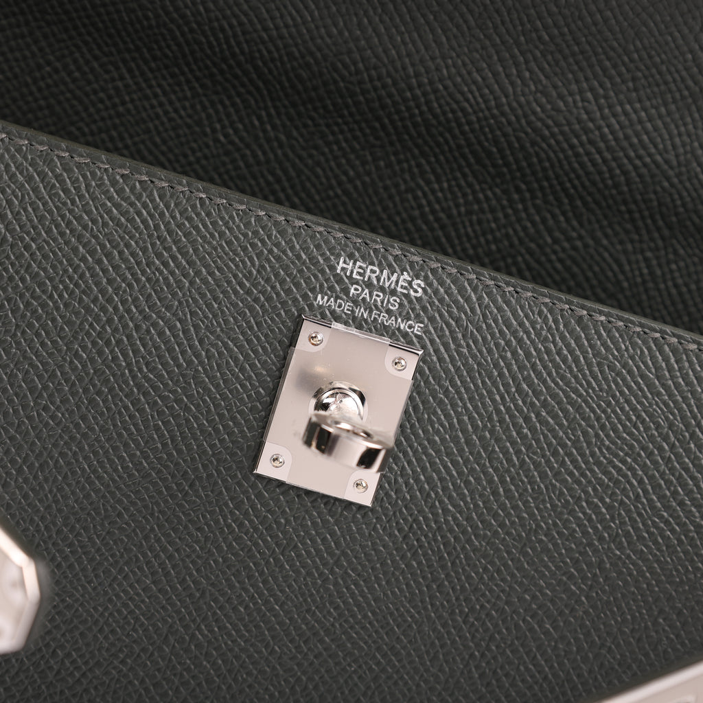 Hermès Vert Mangrove Epsom Sellier Kelly 25 (PHW | 2025)