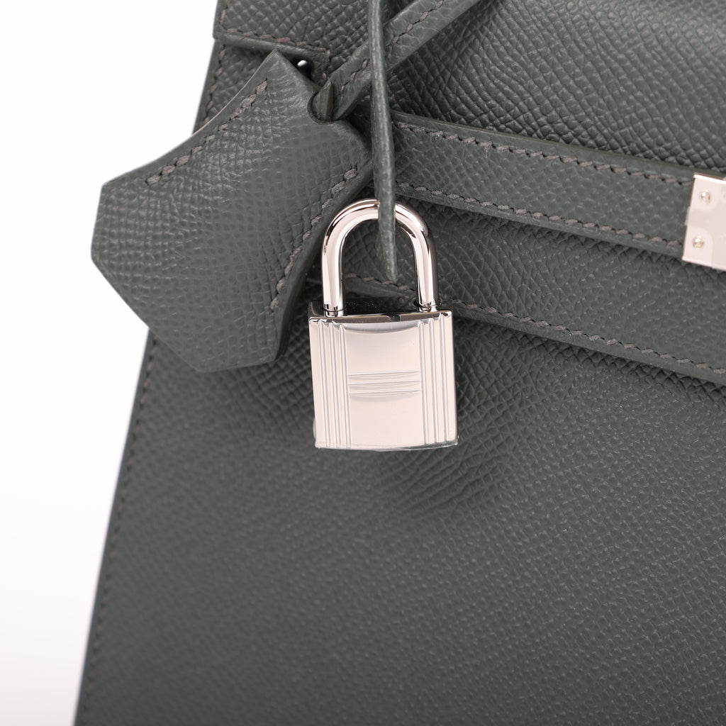 Hermès Vert Mangrove Epsom Sellier Kelly 25 (PHW | 2025)