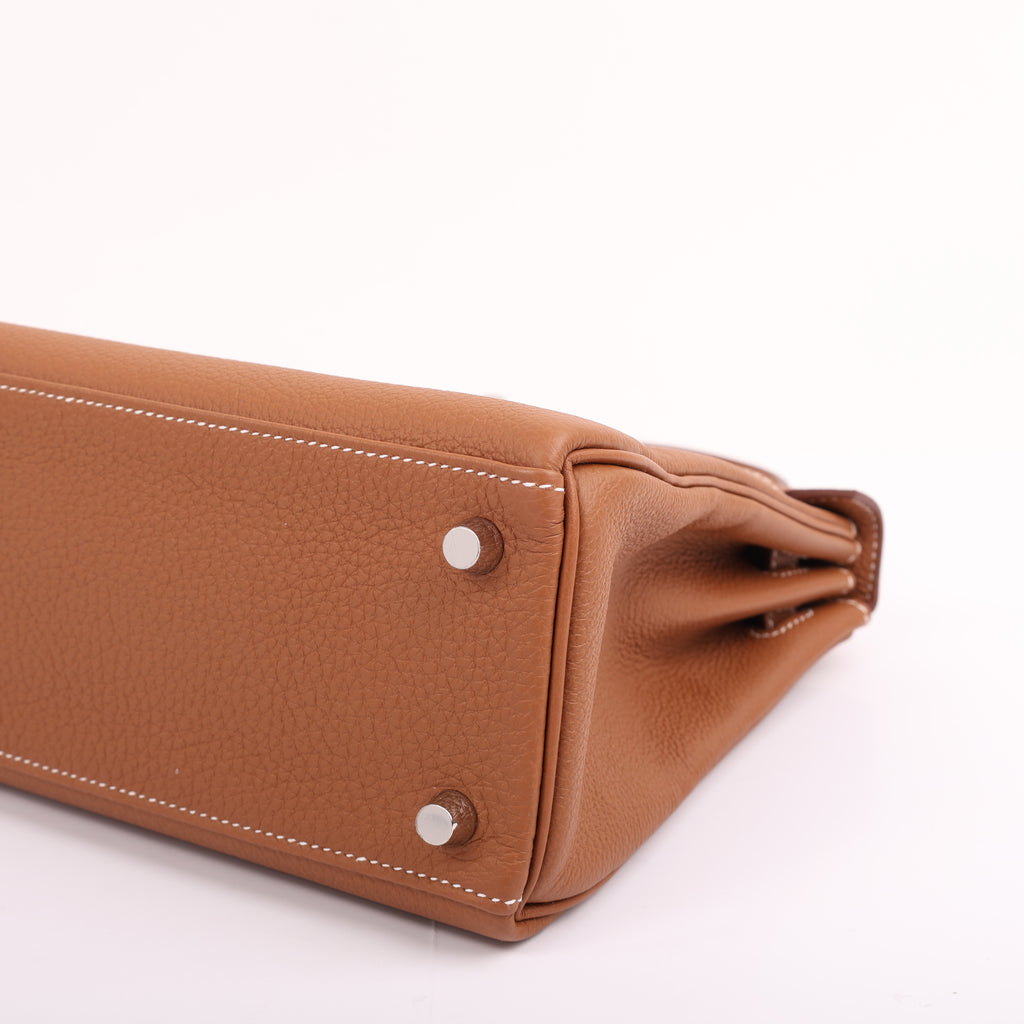 Hermès Gold Togo Retourne Kelly 25 (PHW | 2025)