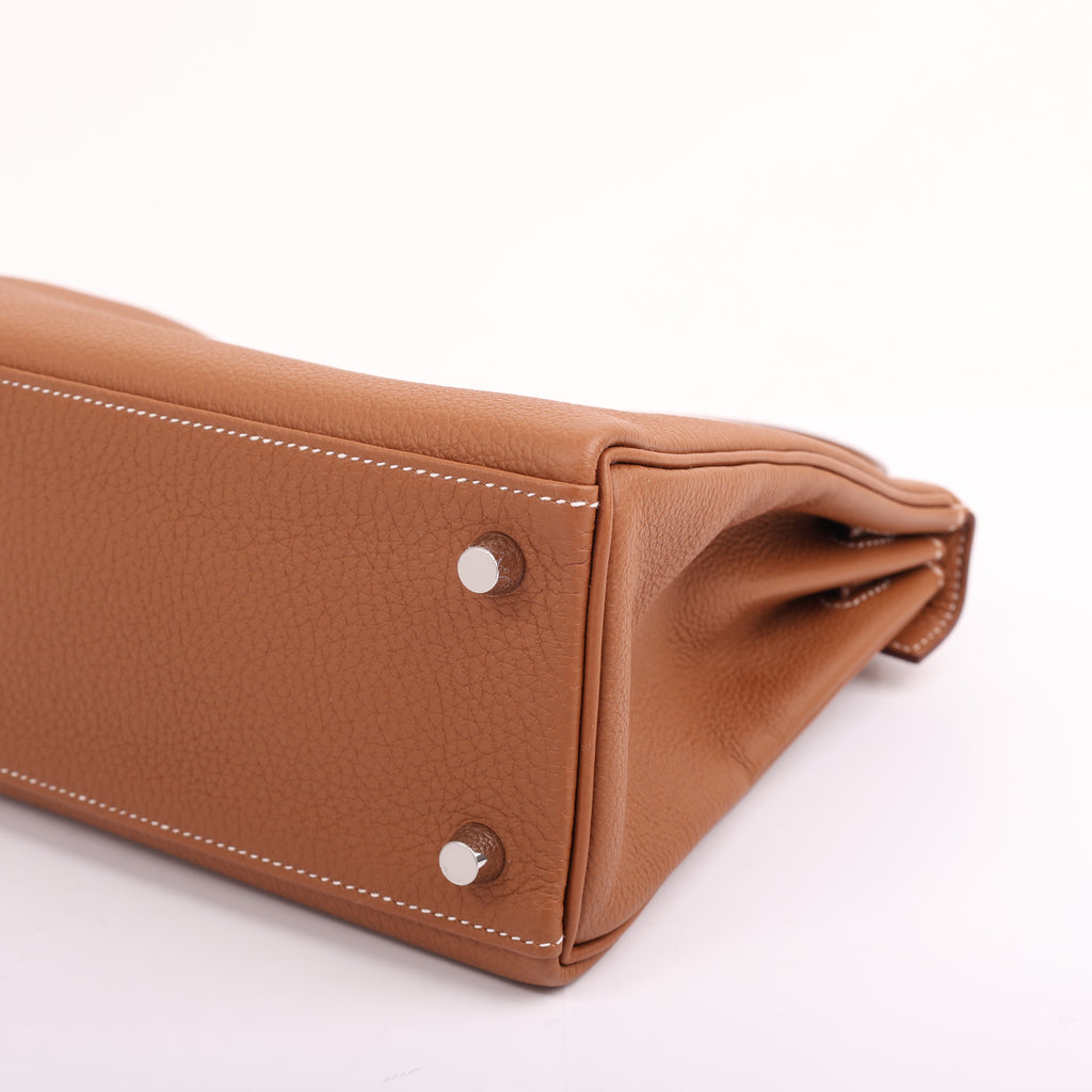 Hermès Gold Togo Retourne Kelly 25 (PHW | 2025)