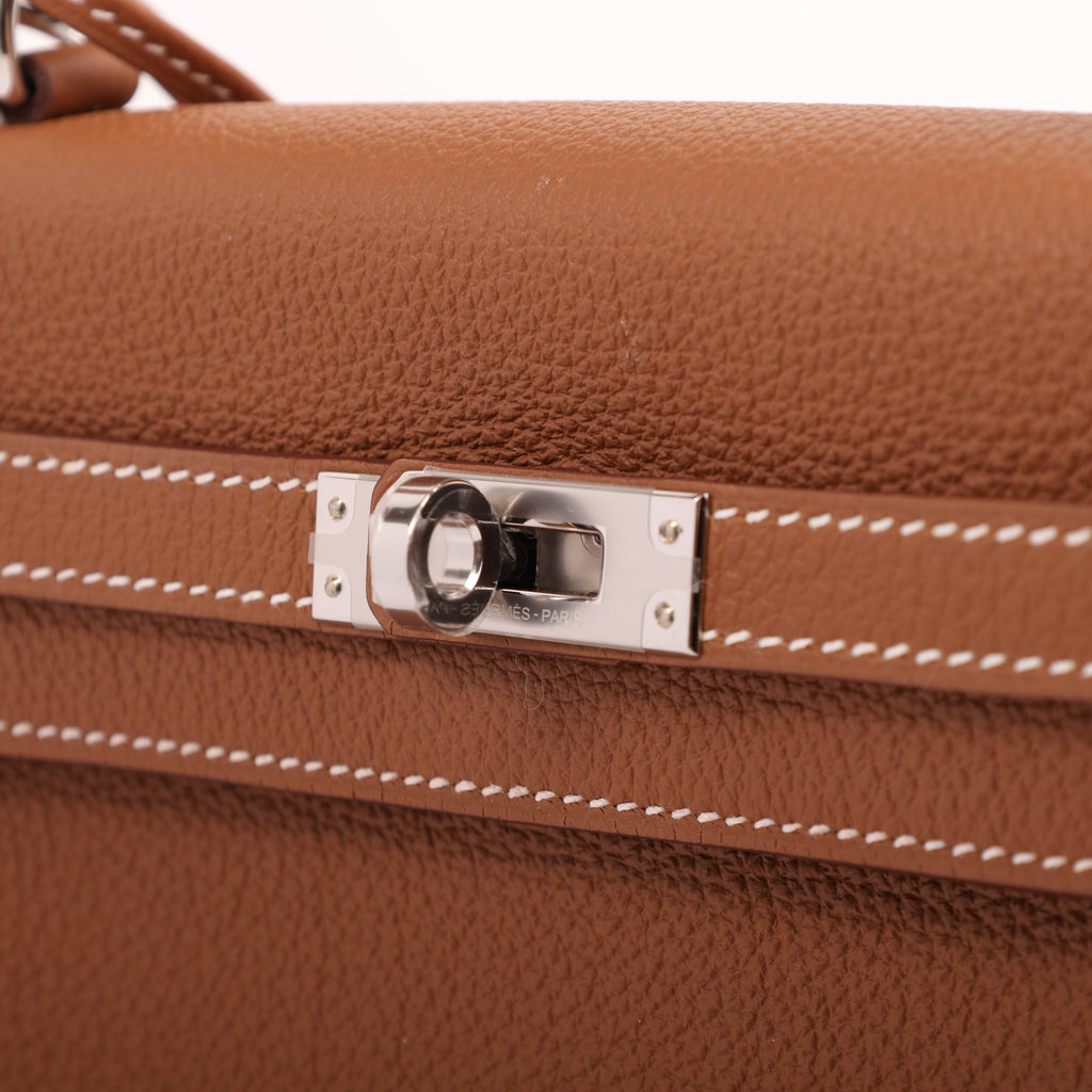Hermès Gold Togo Retourne Kelly 25 (PHW | 2025)