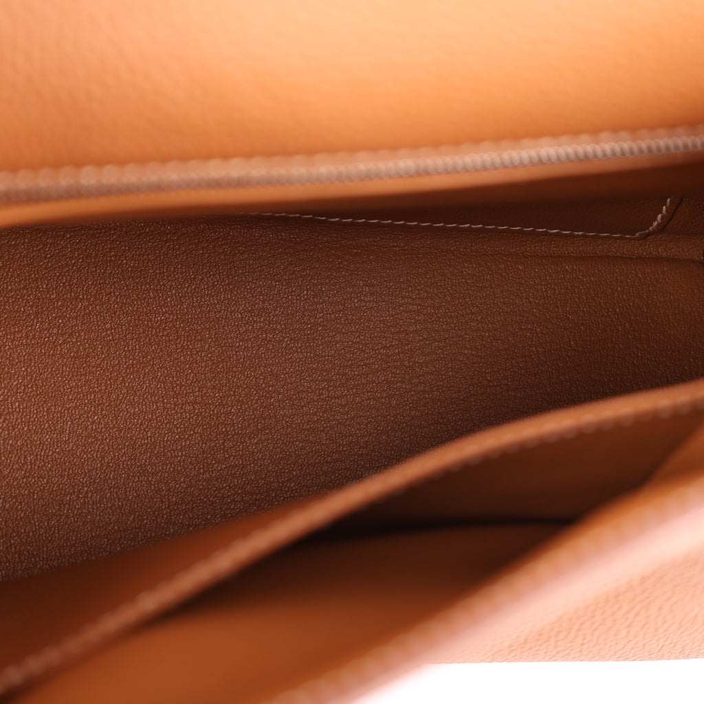Hermès Gold Togo Retourne Kelly 25 (PHW | 2025)