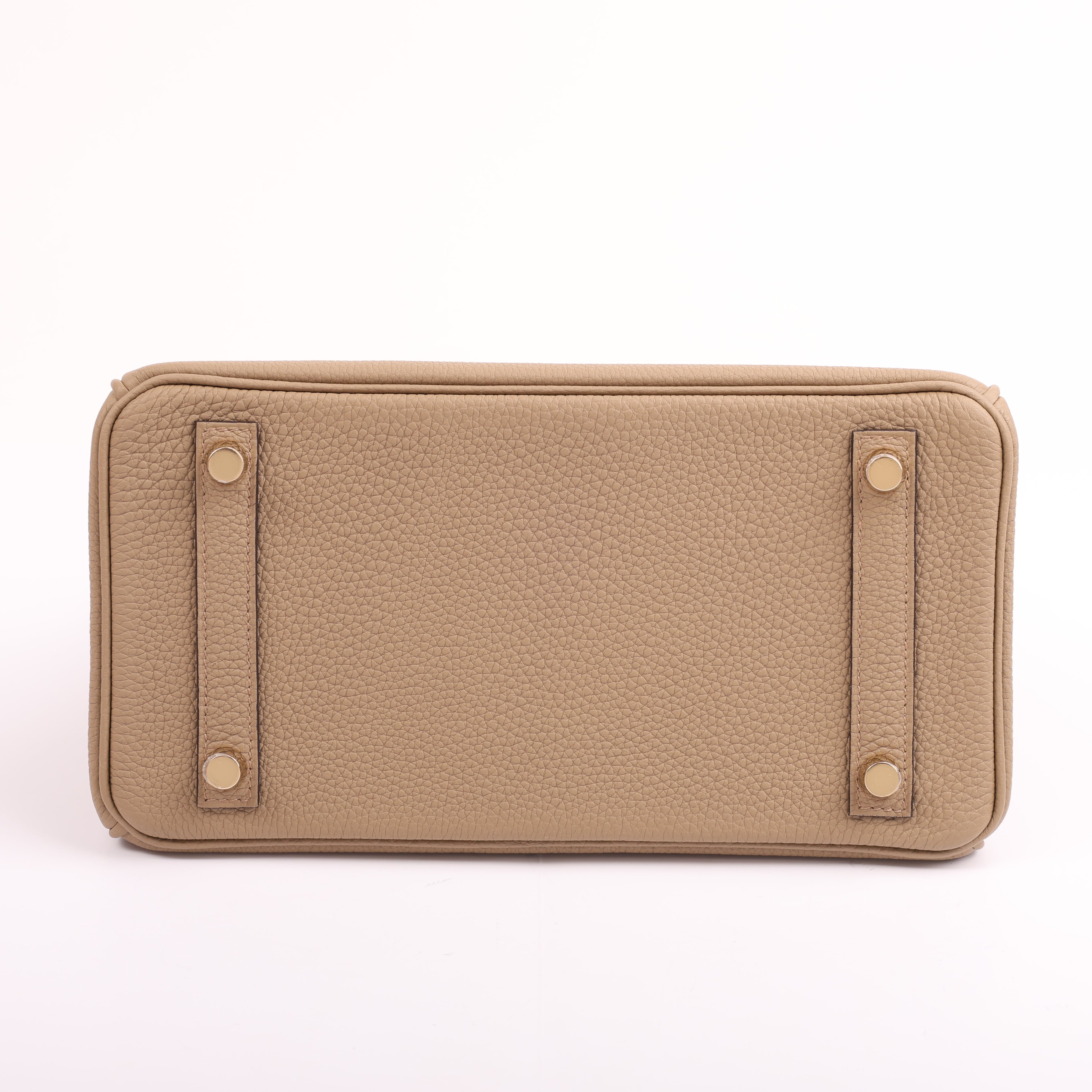 Hermès Beige Marfa Togo Retourne Birkin 25 (GHW | 2024)