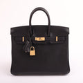 Hermès Black Veau Volupto Retourne Birkin 25 (GHW | 2025)