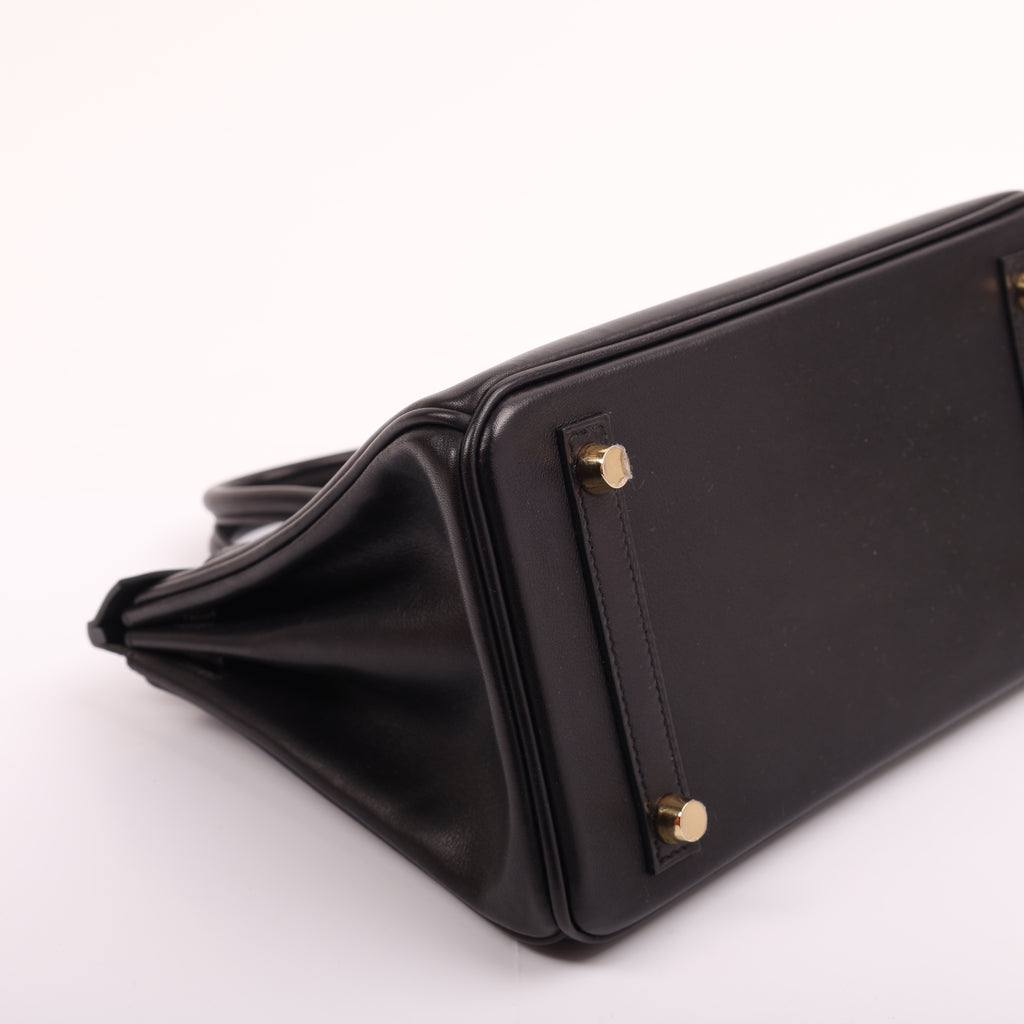 Hermès Black Veau Volupto Retourne Birkin 25 (GHW | 2025)