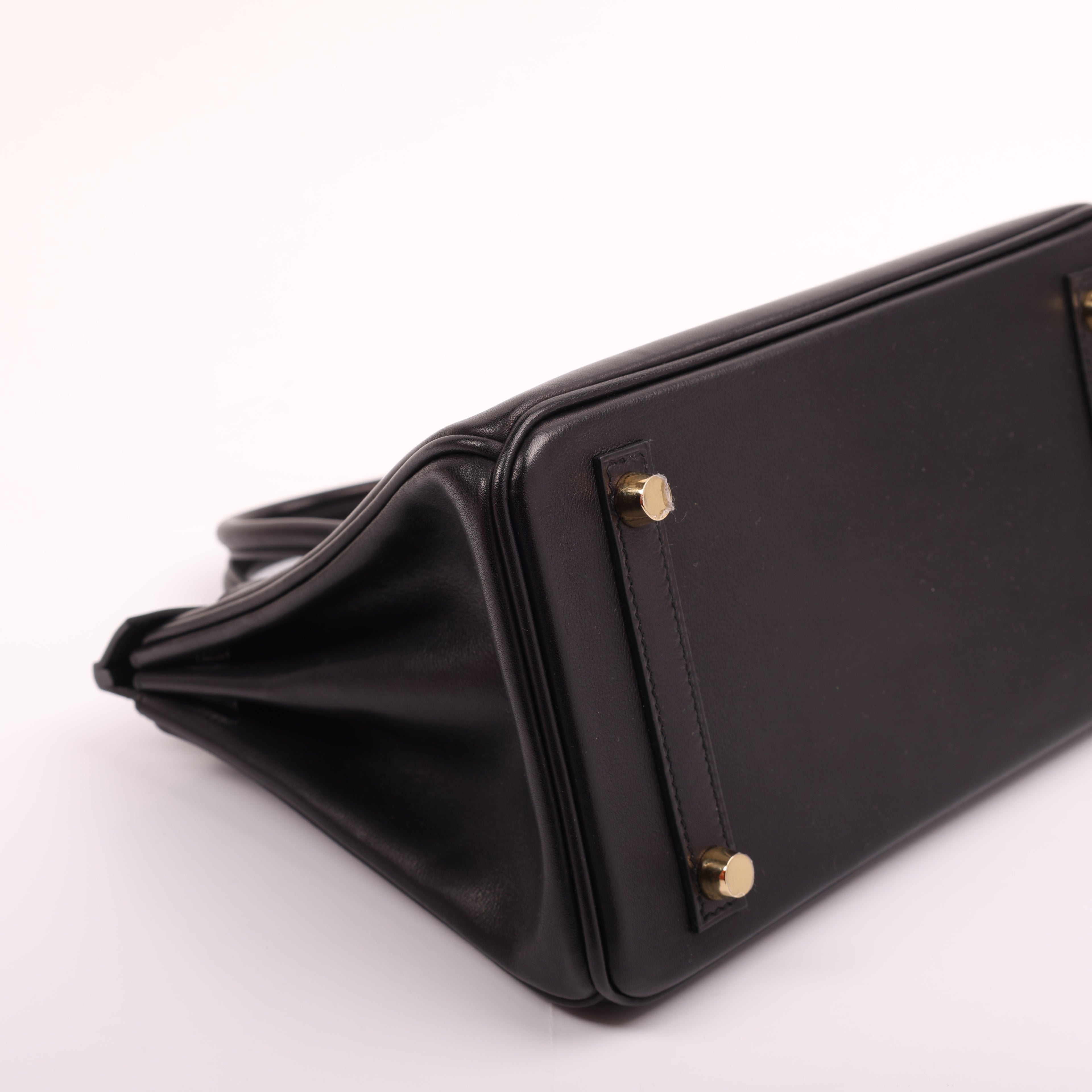 Hermès Black Veau Volupto Retourne Birkin 25 (GHW | 2025)