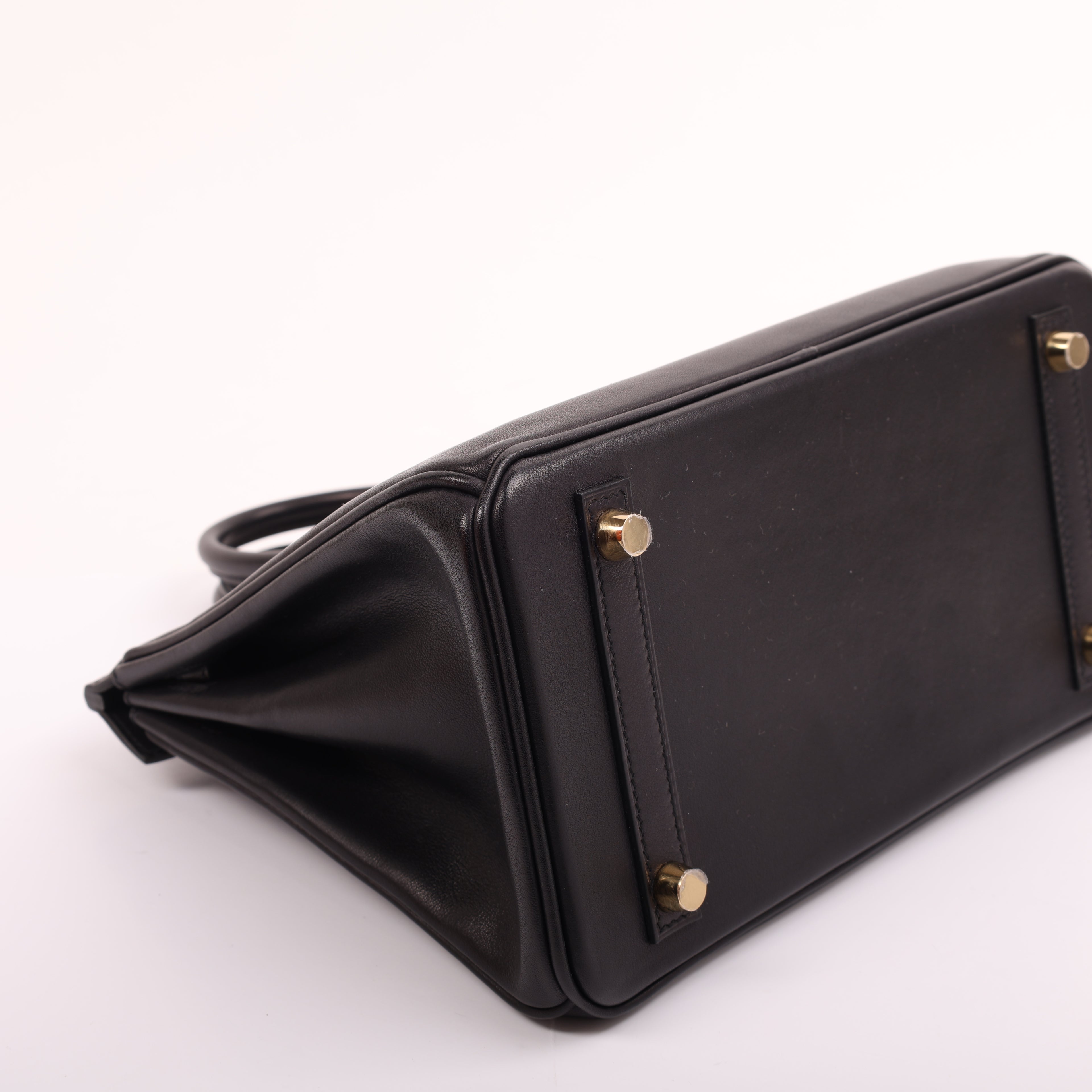 Hermès Black Veau Volupto Retourne Birkin 25 (GHW | 2025)