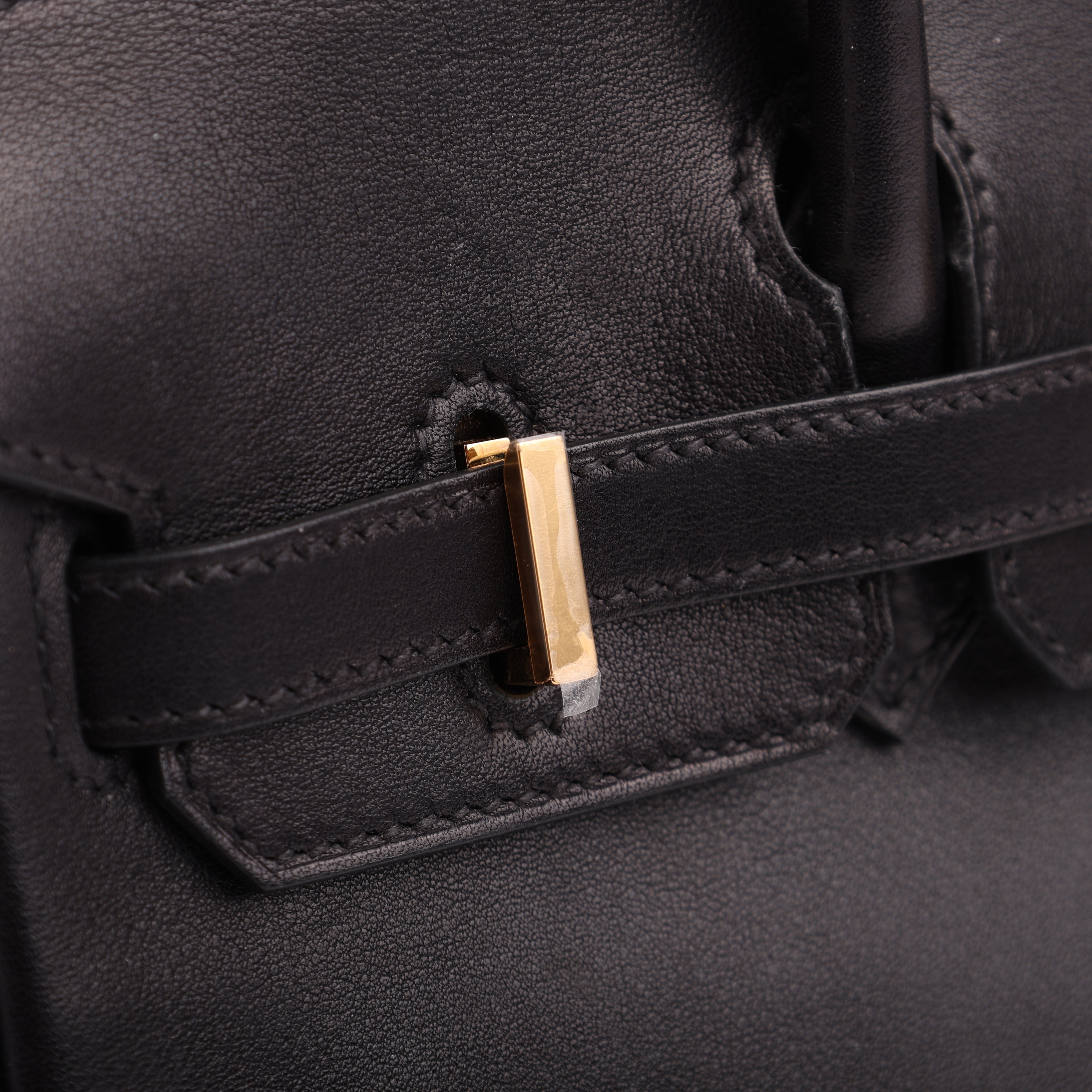 Hermès Black Veau Volupto Retourne Birkin 25 (GHW | 2025)