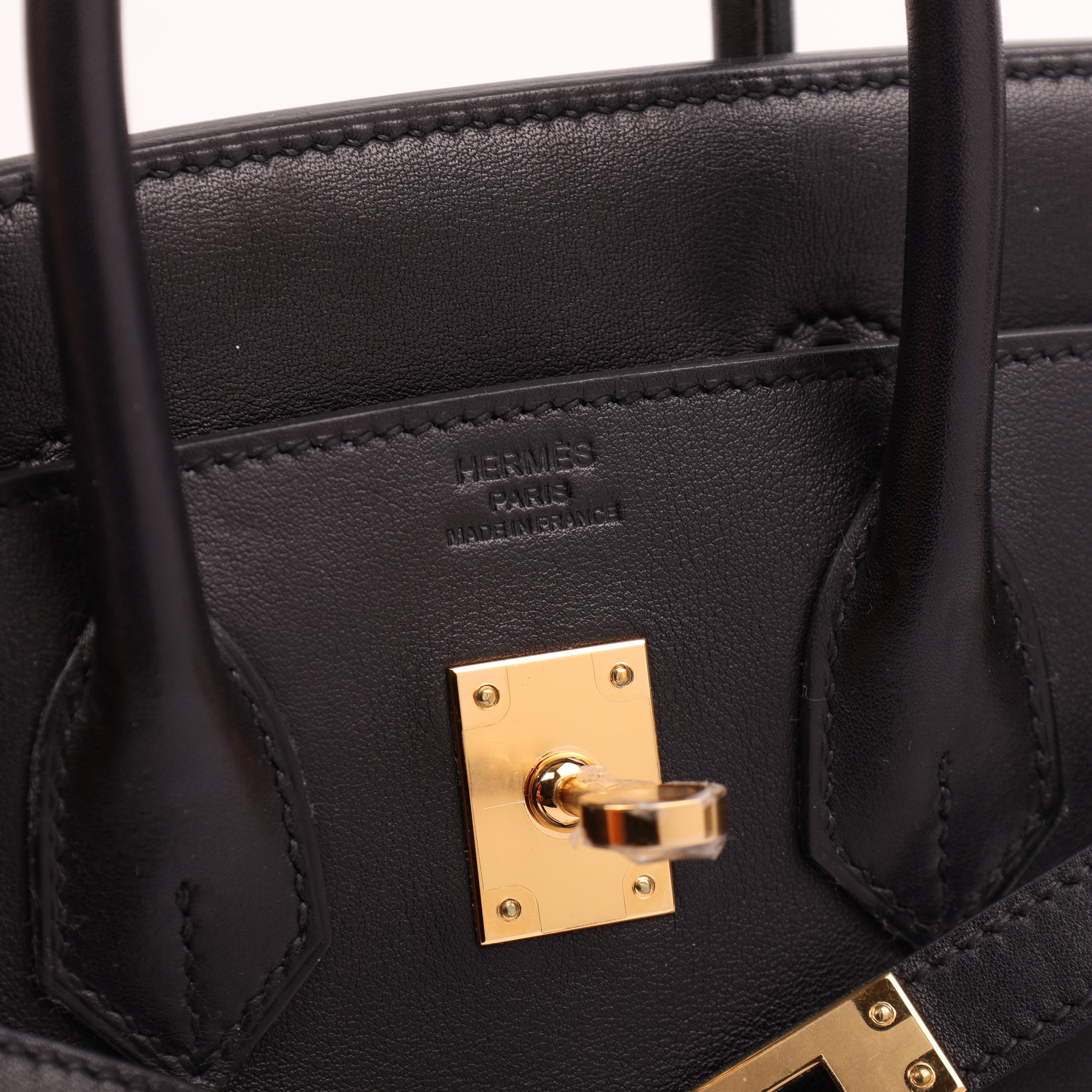 Hermès Black Veau Volupto Retourne Birkin 25 (GHW | 2025)