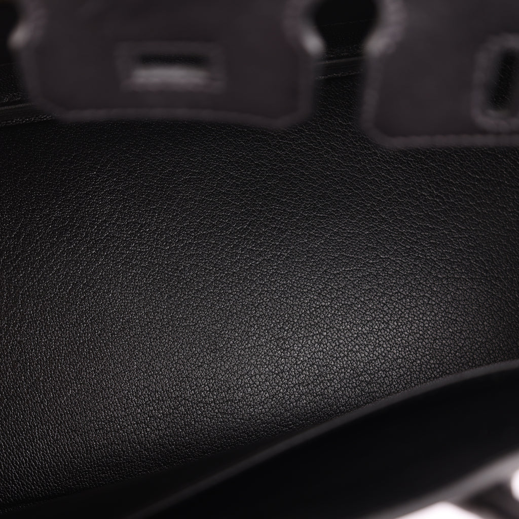 Hermès Black Veau Volupto Retourne Birkin 25 (GHW | 2025)