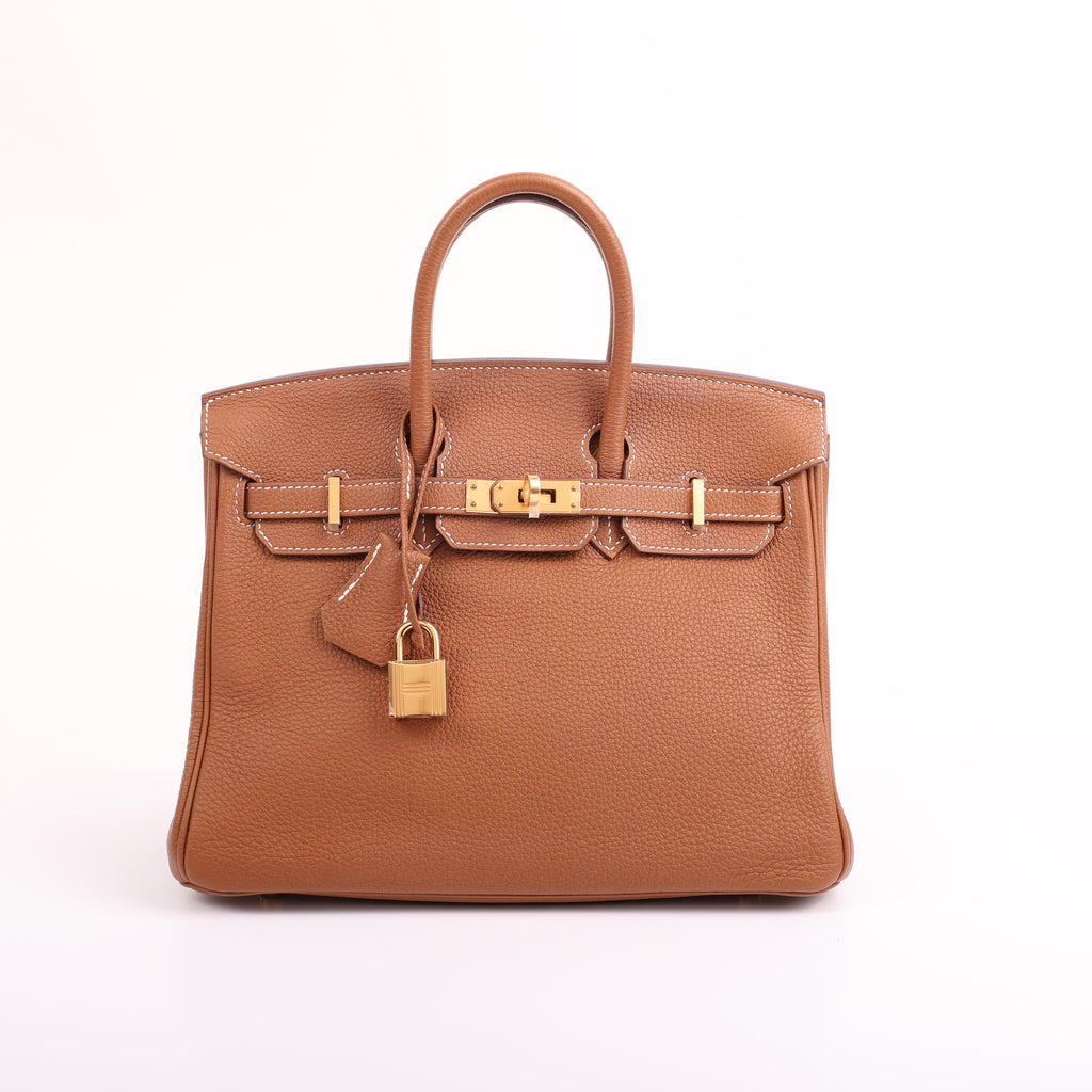 Hermès Gold Togo Retourne Birkin 25 (GHW | 2021)