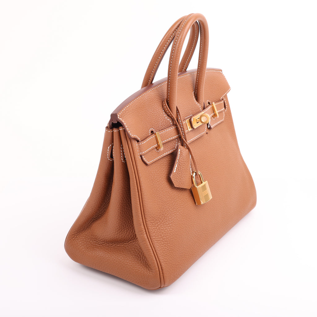 Hermès Gold Togo Retourne Birkin 25 (GHW | 2021)