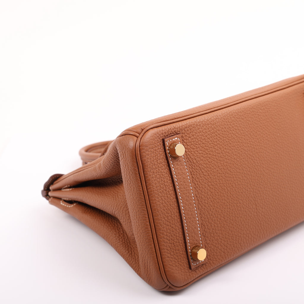 Hermès Gold Togo Retourne Birkin 25 (GHW | 2021)