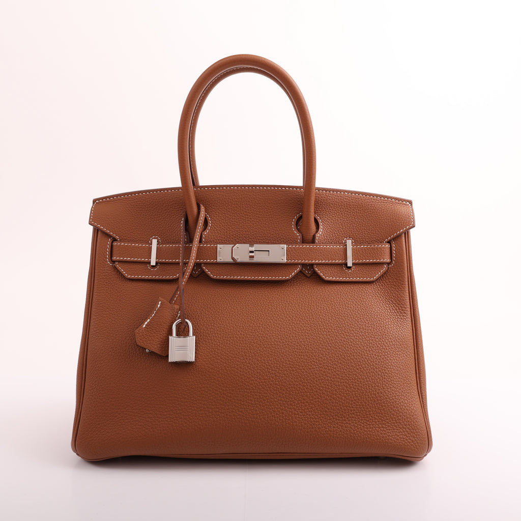 Hermès Gold Togo Retourne Birkin 30 (PHW | 2020)