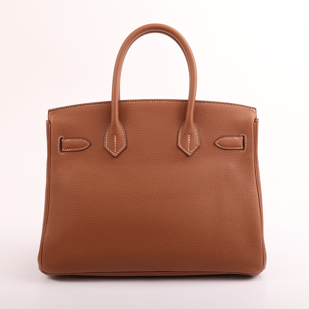 Hermès Gold Togo Retourne Birkin 30 (PHW | 2020)