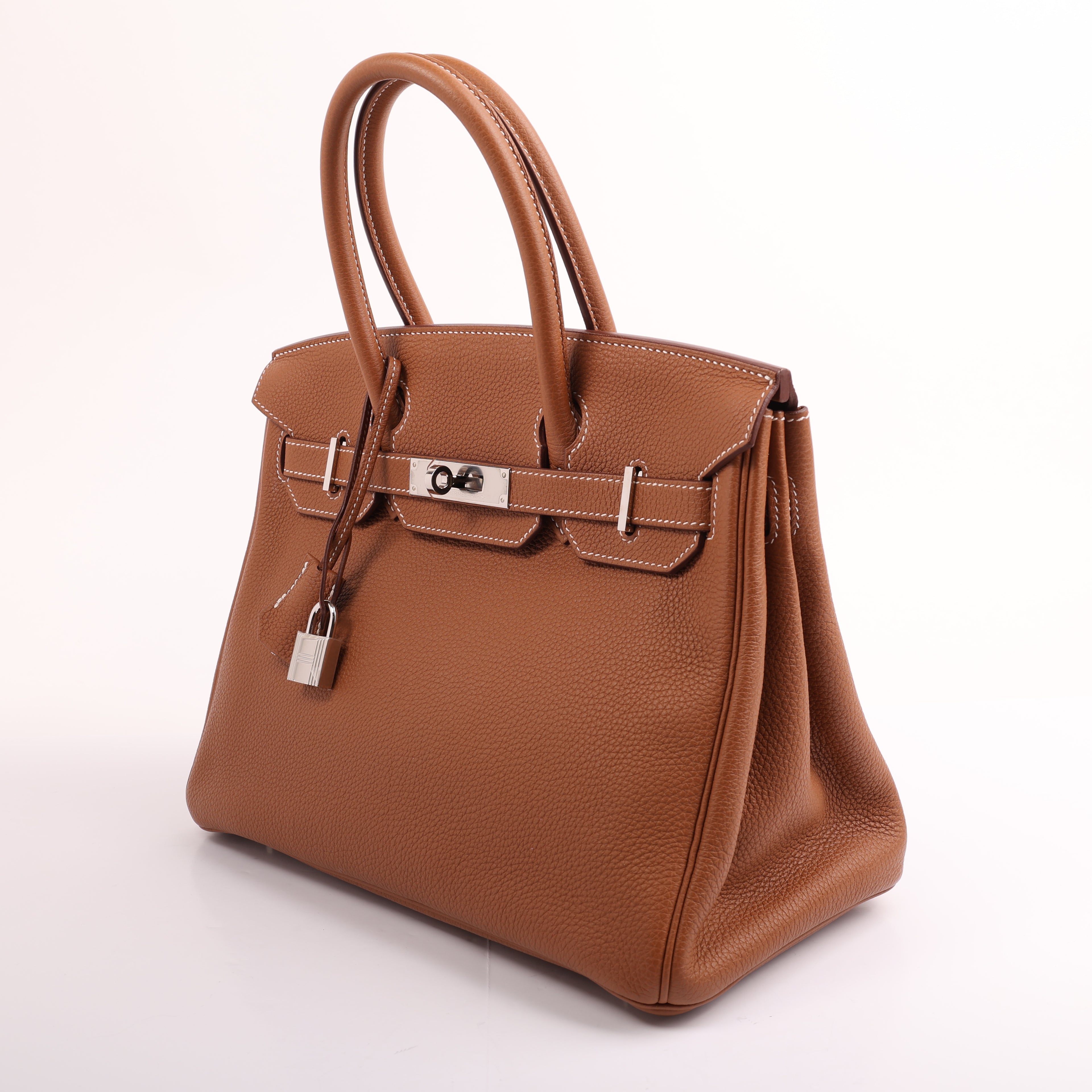 Hermès Gold Togo Retourne Birkin 30 (PHW | 2020)