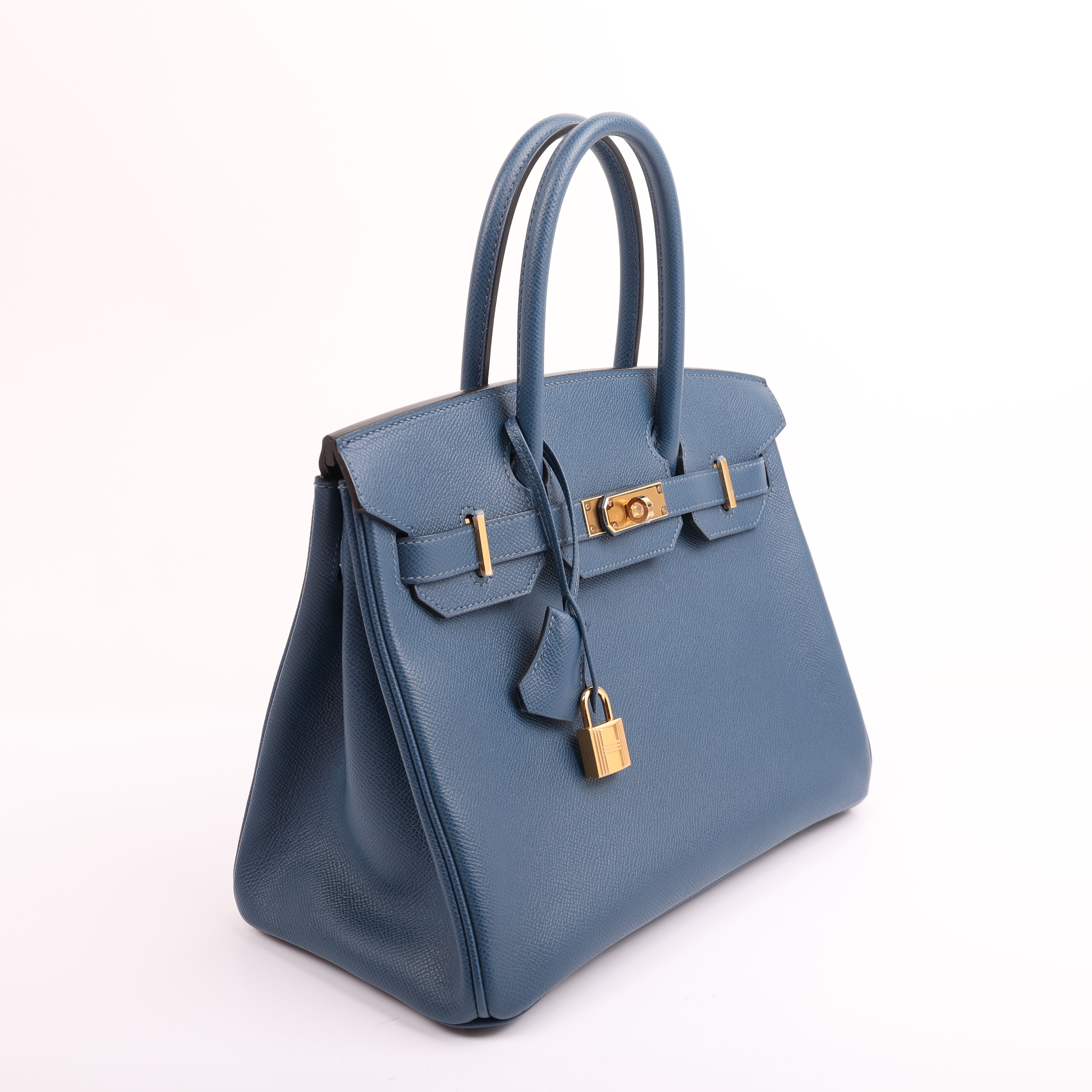 Hermès Deep Bleu Epsom Retourne Birkin 30 (GHW | 2020)