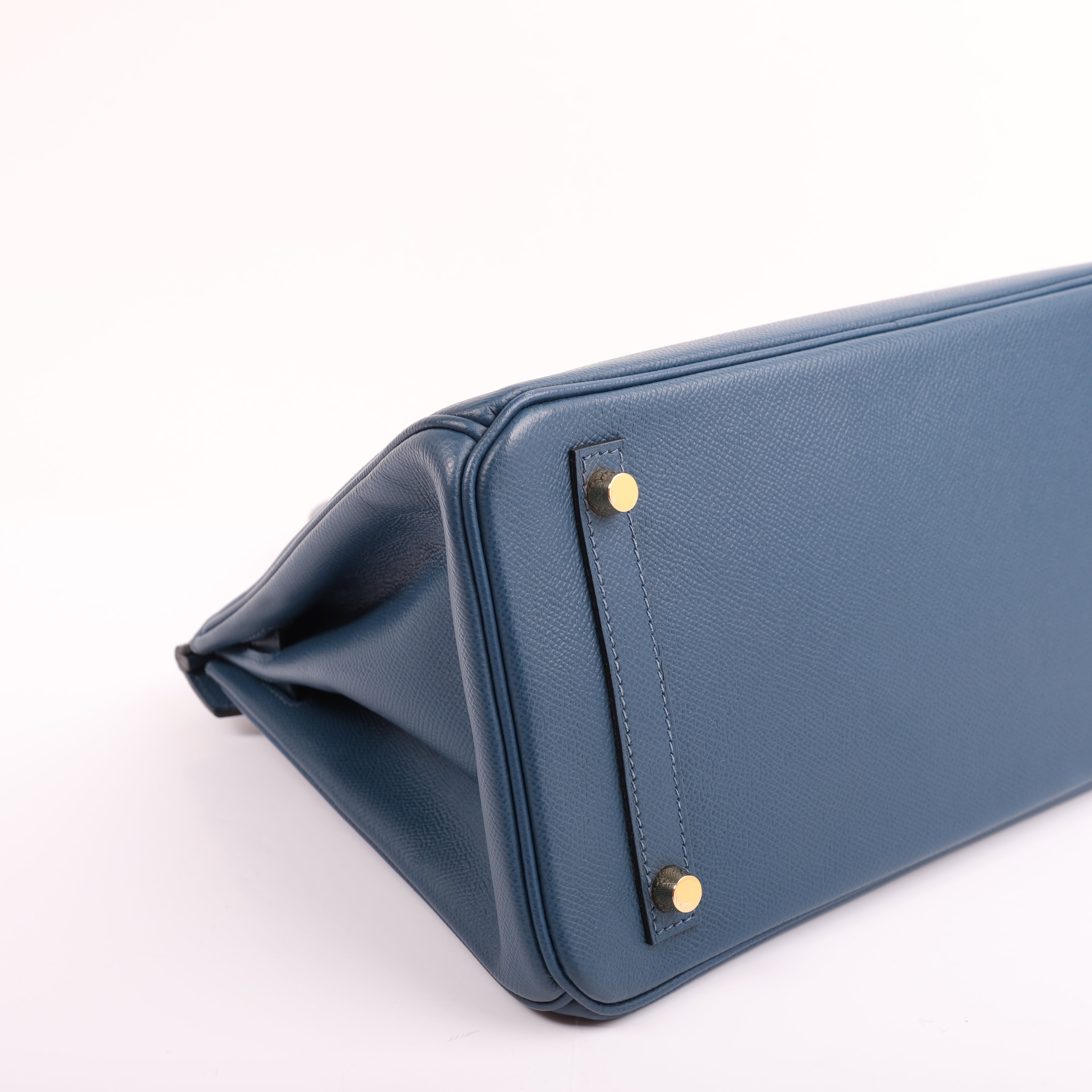 Hermès Deep Bleu Epsom Retourne Birkin 30 (GHW | 2020)