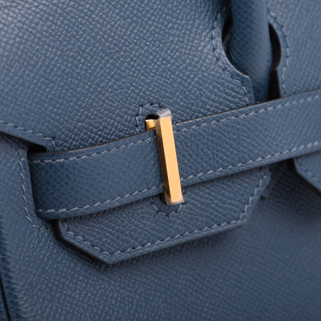 Hermès Deep Bleu Epsom Retourne Birkin 30 (GHW | 2020)