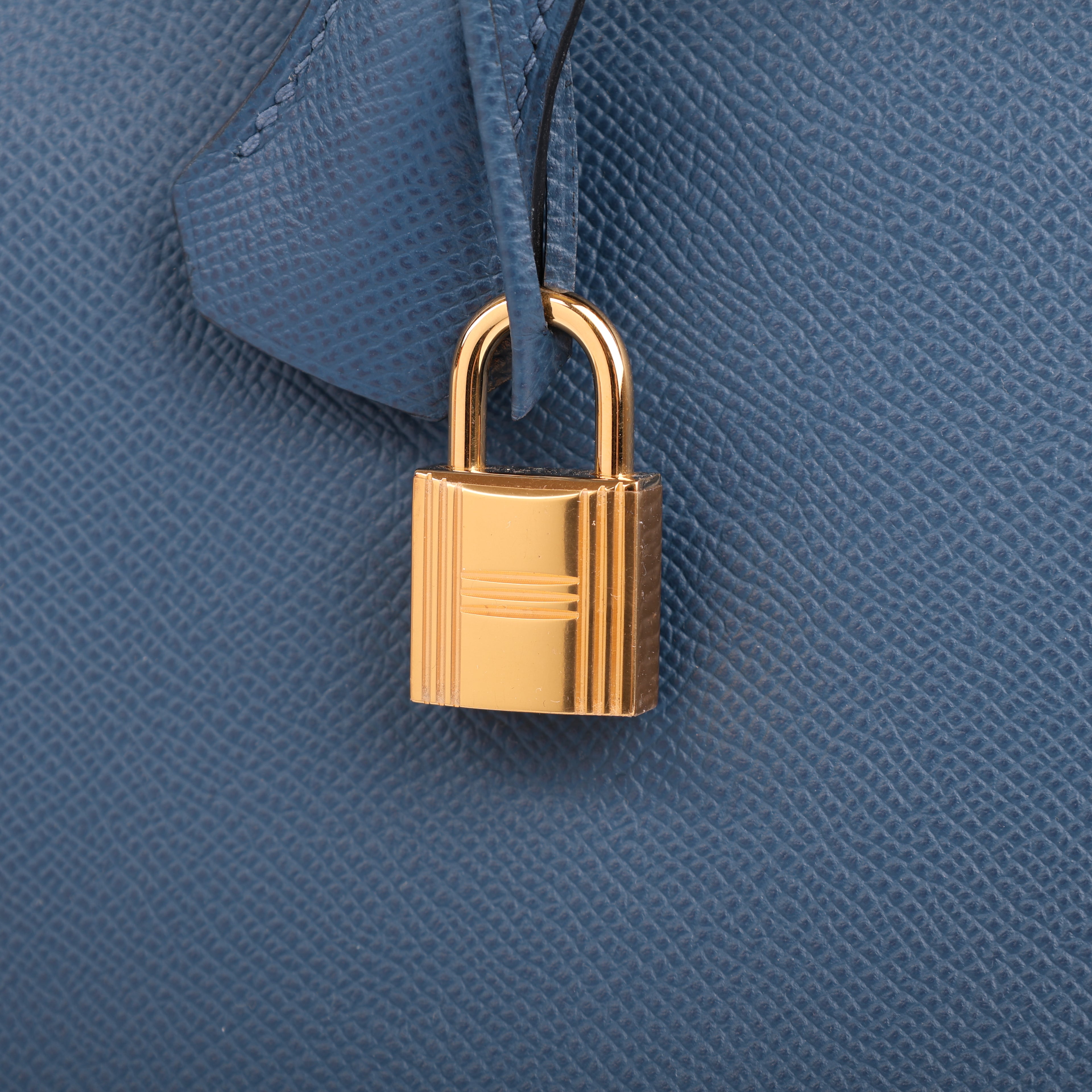 Hermès Deep Bleu Epsom Retourne Birkin 30 (GHW | 2020)