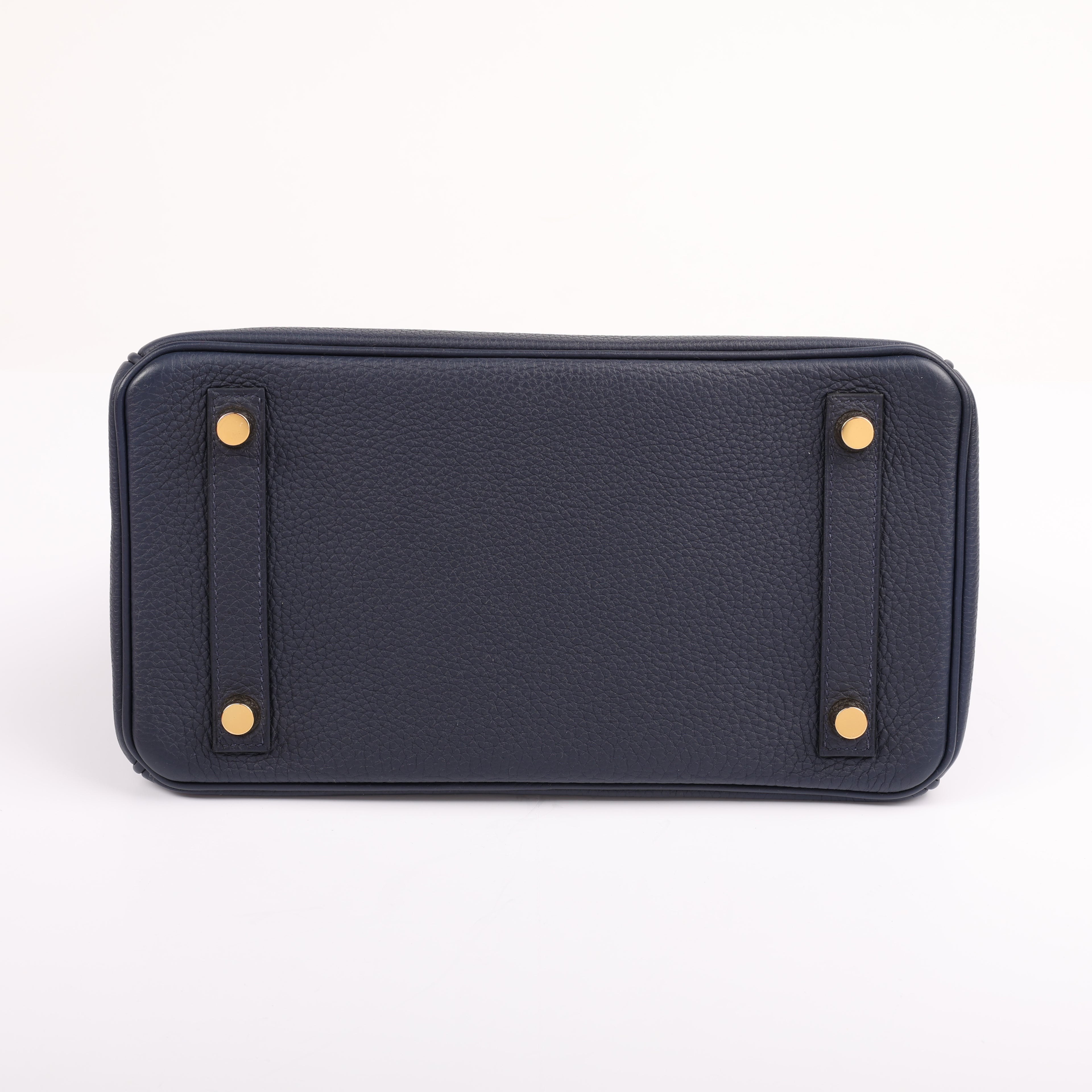 Hermès Bleu Nuit Togo Retourne Birkin 25 (GHW | 2017)