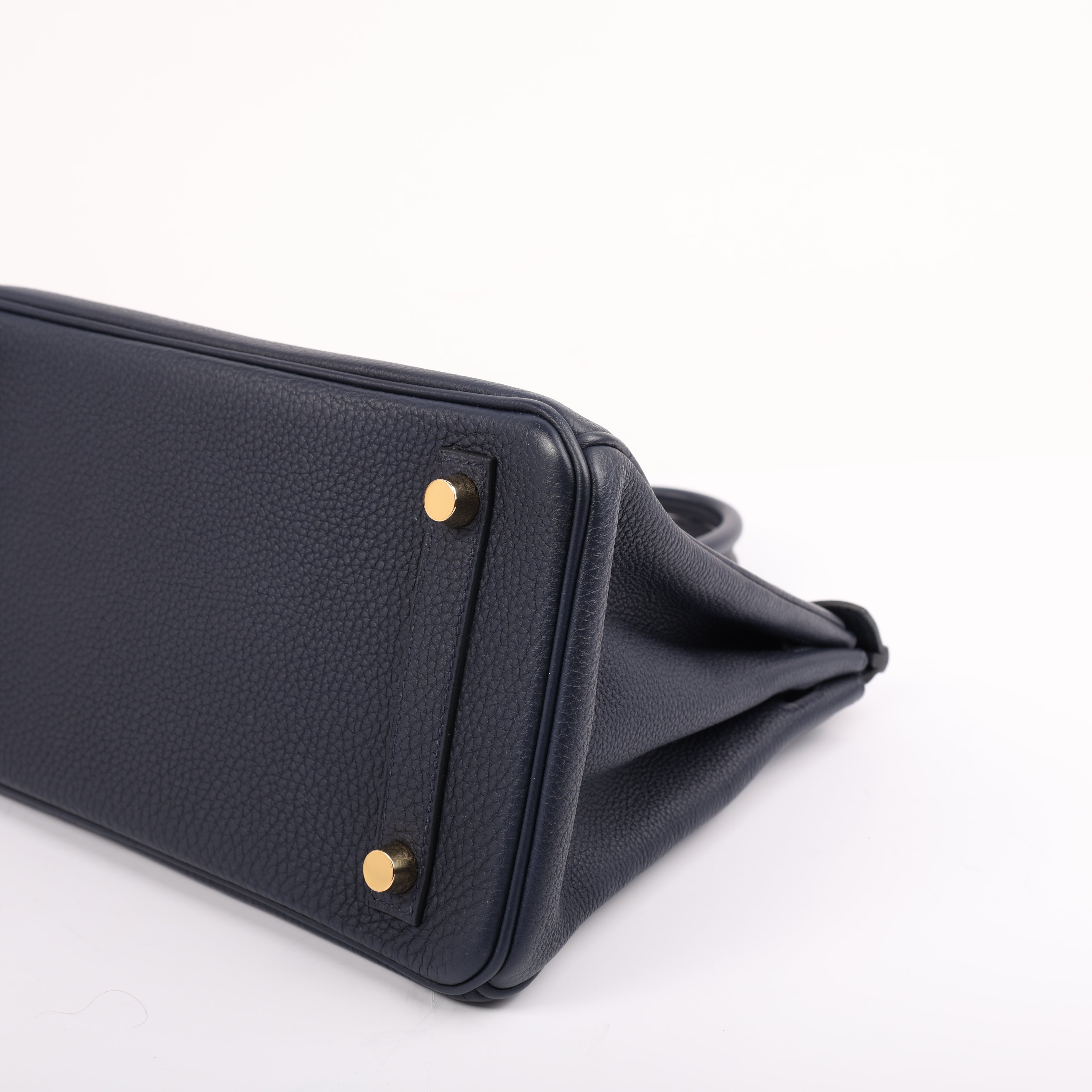 Hermès Bleu Nuit Togo Retourne Birkin 25 (GHW | 2017)