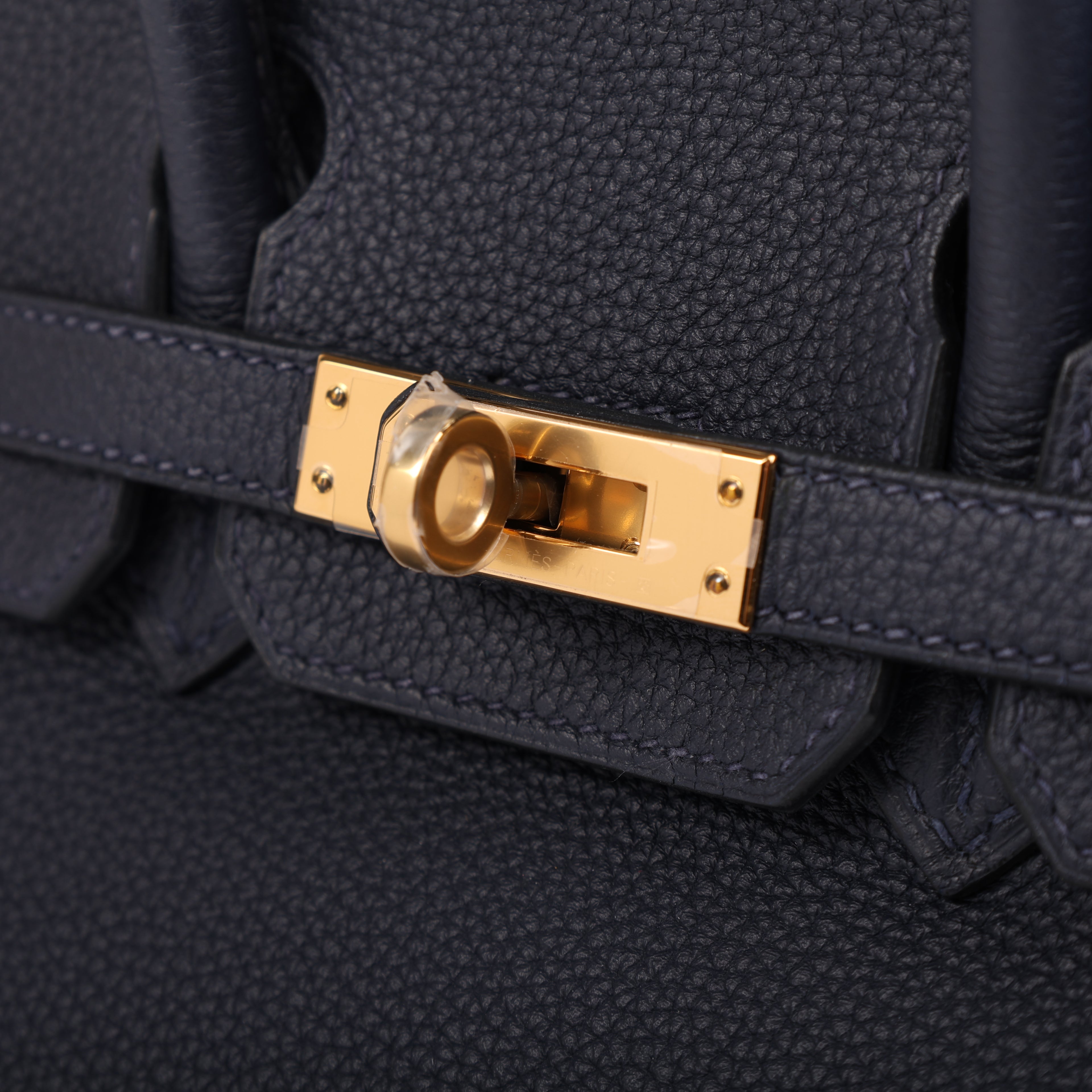 Hermès Bleu Nuit Togo Retourne Birkin 25 (GHW | 2017)