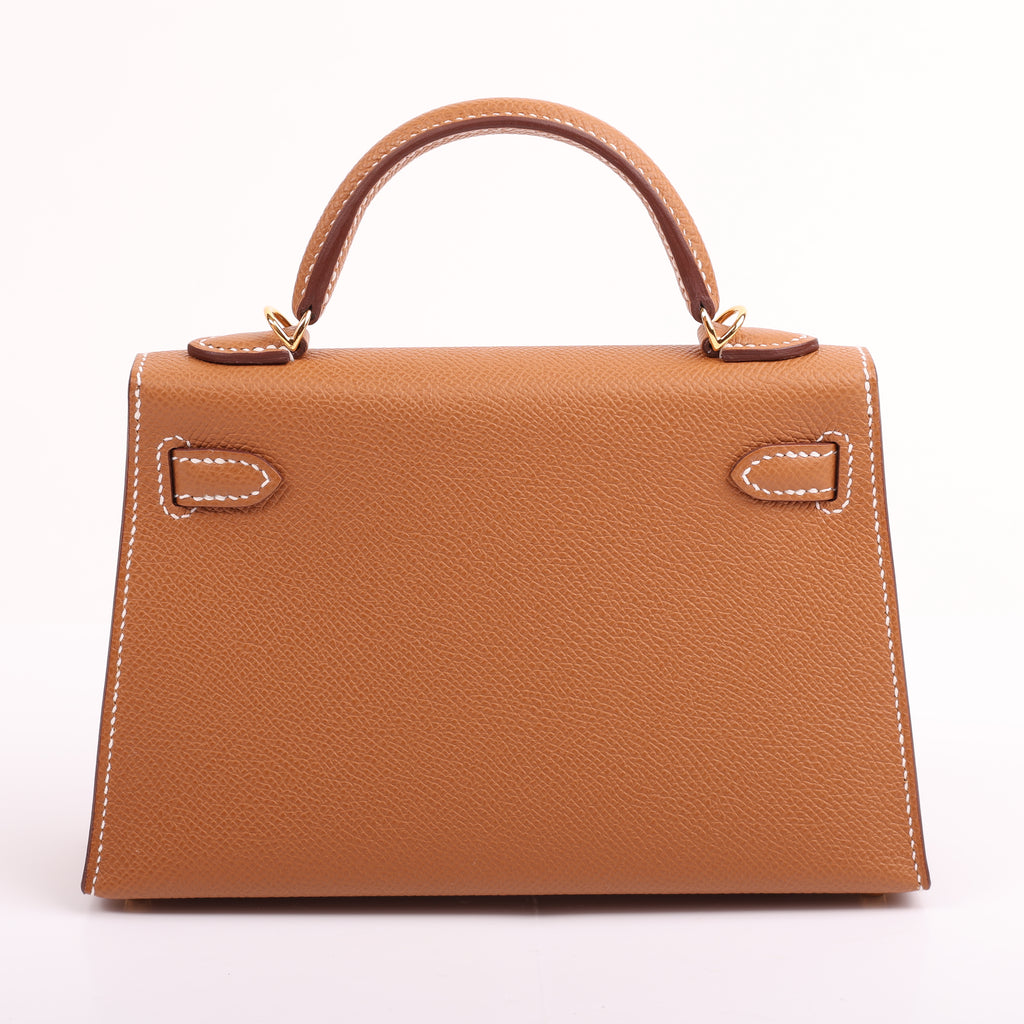 Hermes Gold Epsom Mini Kelly II 20 (GHW | 2024)