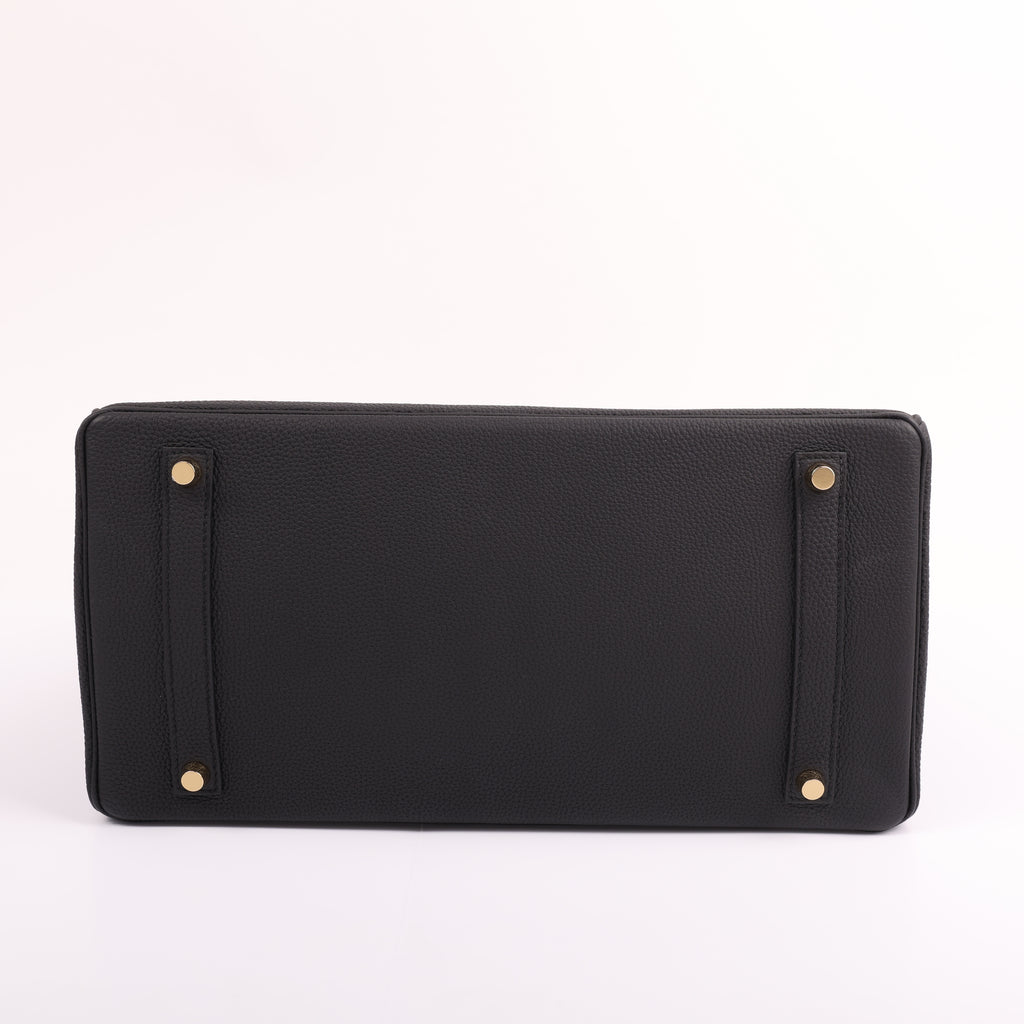 Hermès Black Togo Retourne Birkin 35 (GHW | 2020)