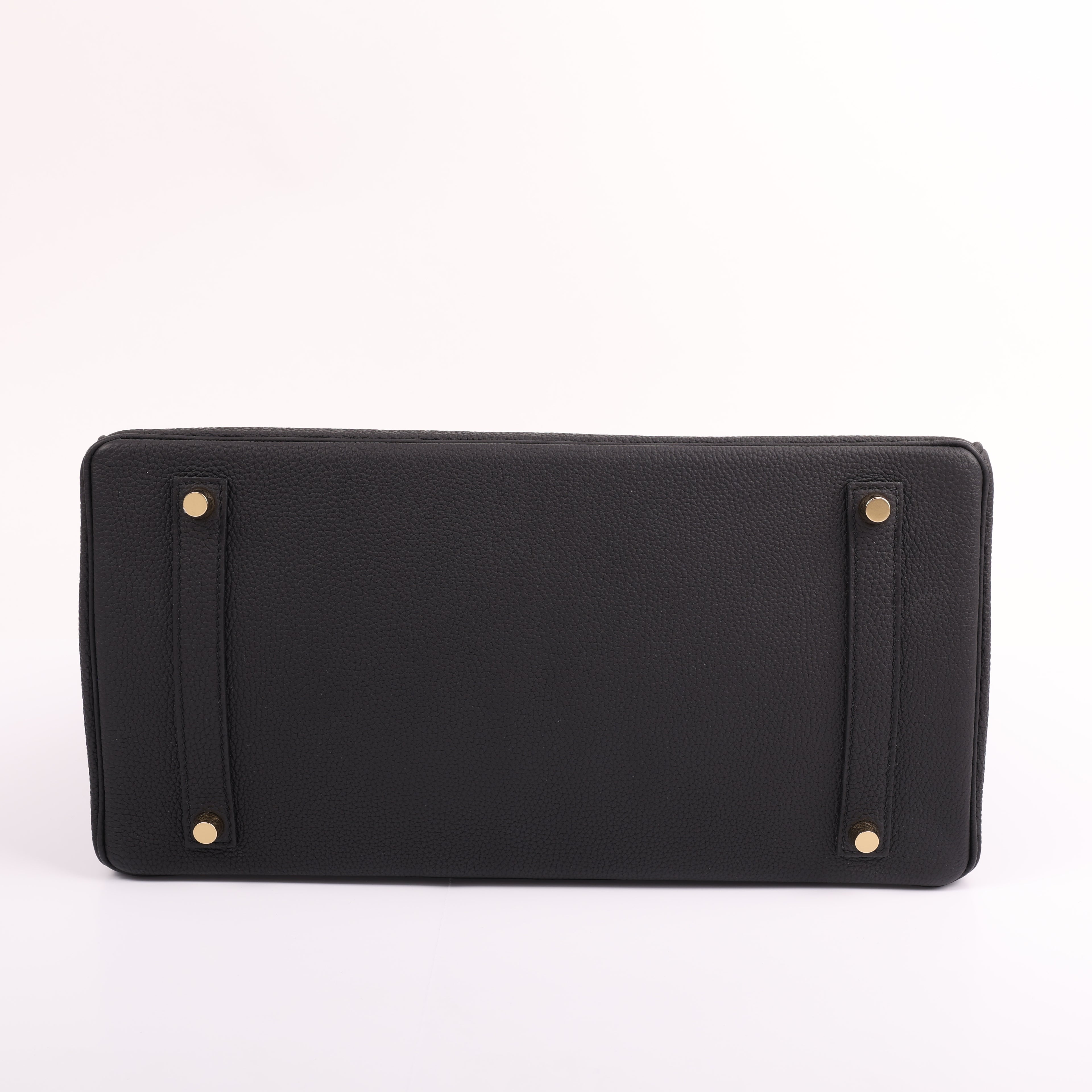 Hermès Black Togo Retourne Birkin 35 (GHW | 2020)