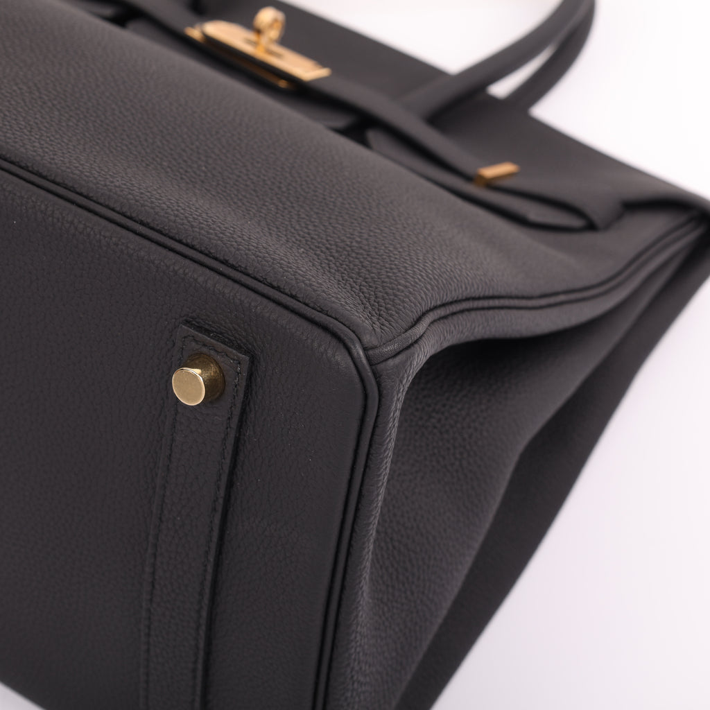 Hermès Black Togo Retourne Birkin 35 (GHW | 2020)