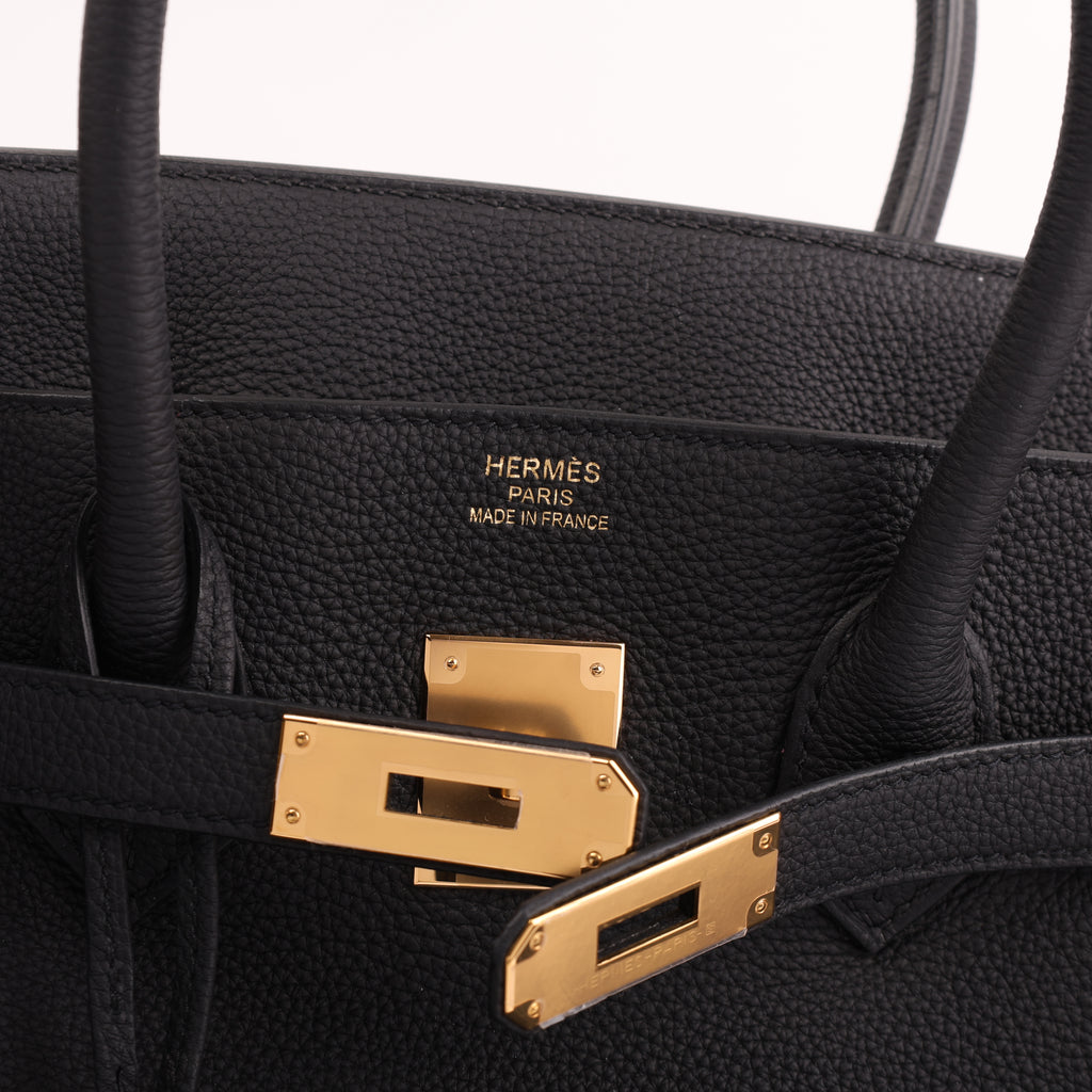 Hermès Black Togo Retourne Birkin 35 (GHW | 2020)