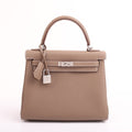 Hermès Etoupe Togo Retourne Kelly 25 (PHW | 2025)