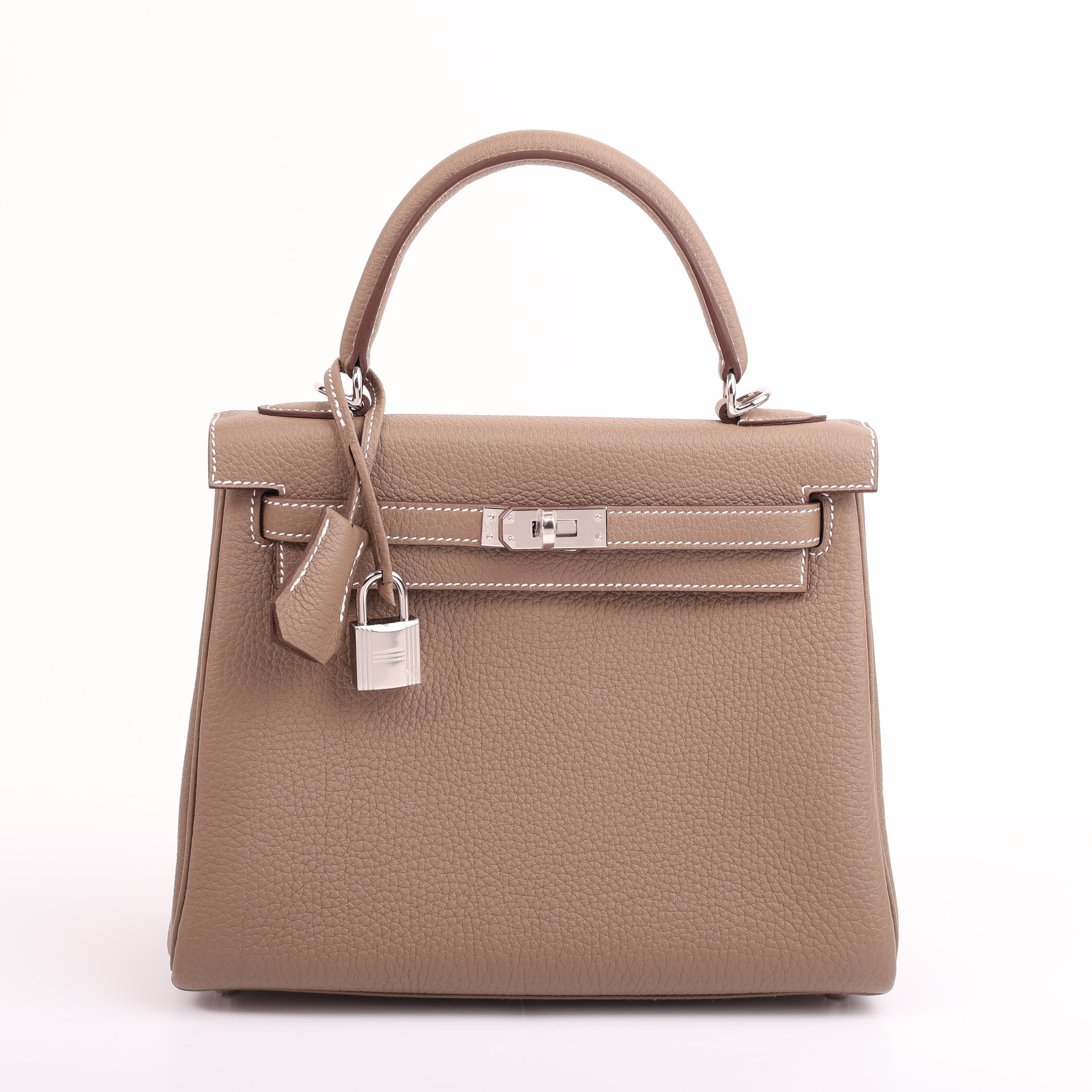 Hermès Etoupe Togo Retourne Kelly 25 (PHW | 2025)