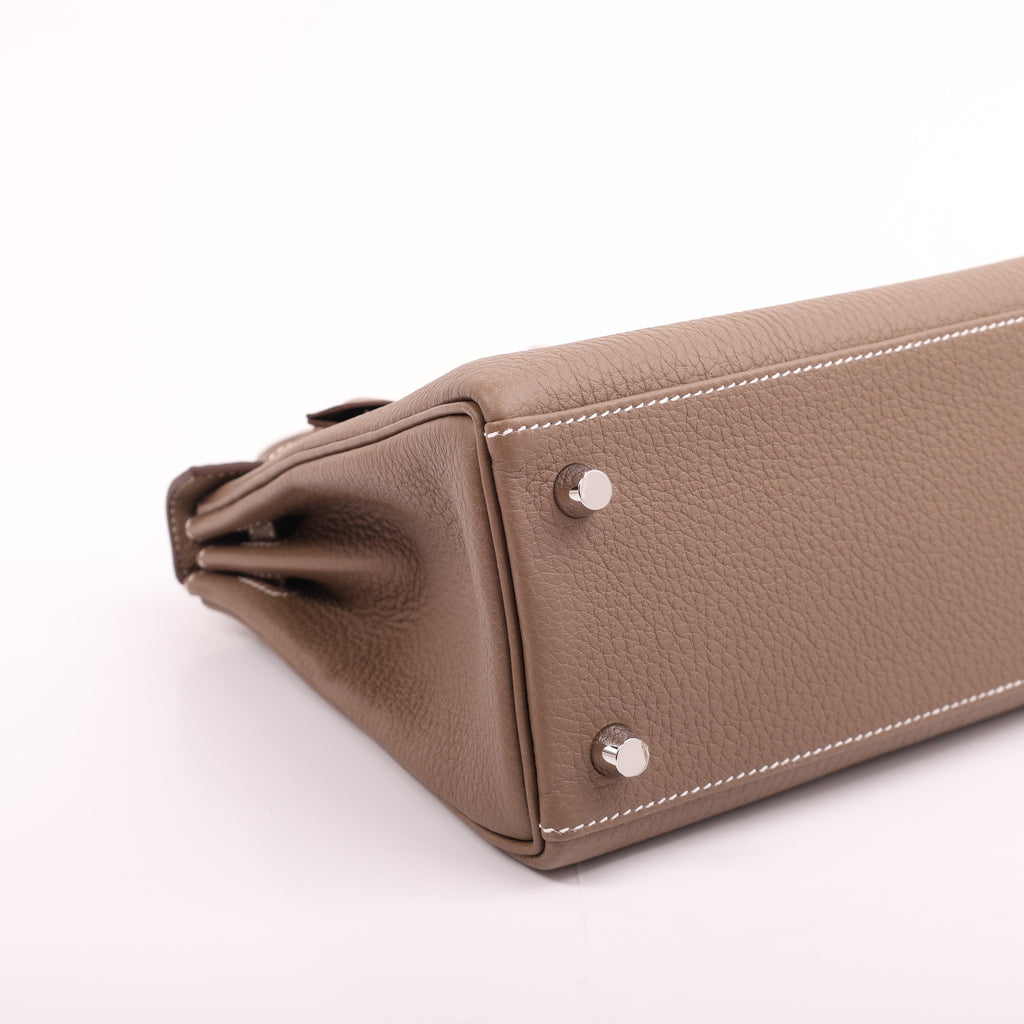 Hermès Etoupe Togo Retourne Kelly 25 (PHW | 2025)