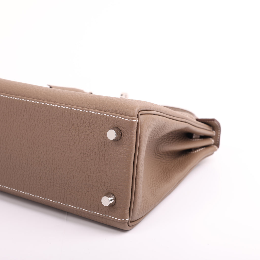 Hermès Etoupe Togo Retourne Kelly 25 (PHW | 2025)