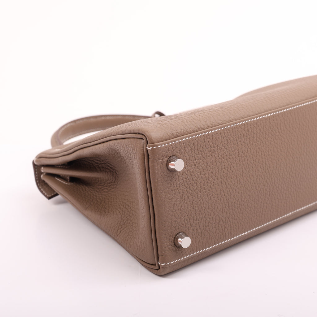 Hermès Etoupe Togo Retourne Kelly 25 (PHW | 2025)