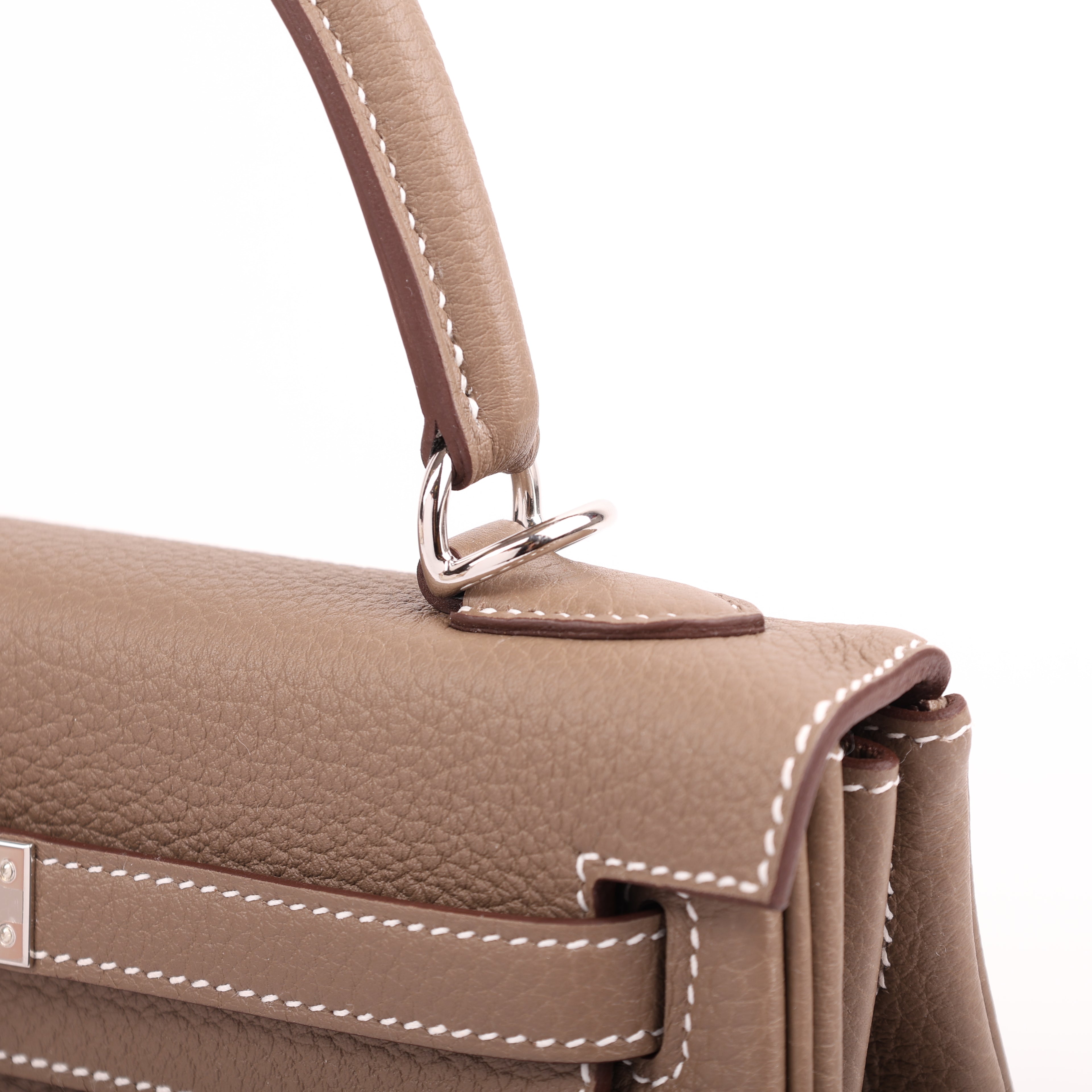 Hermès Etoupe Togo Retourne Kelly 25 (PHW | 2025)